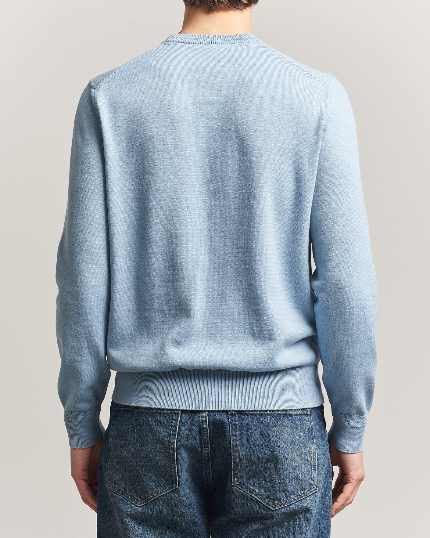 Herre | Gensere | BOSS ORANGE | Kanovano Knitted Sweater Light Blue