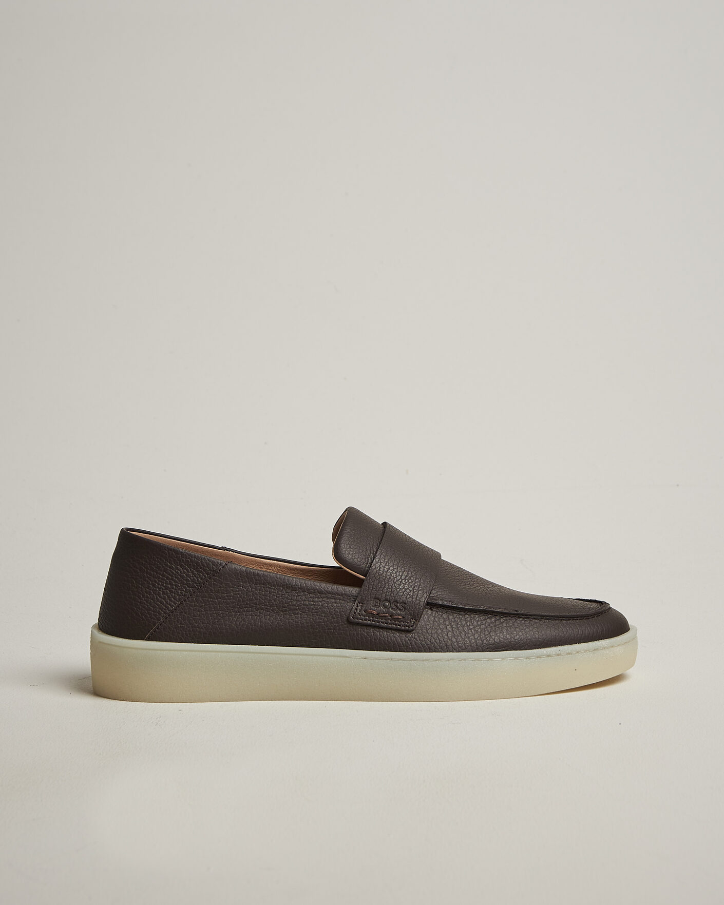 Herre | Loafers | BOSS BLACK | Randal Leather Loafer Dark Brown