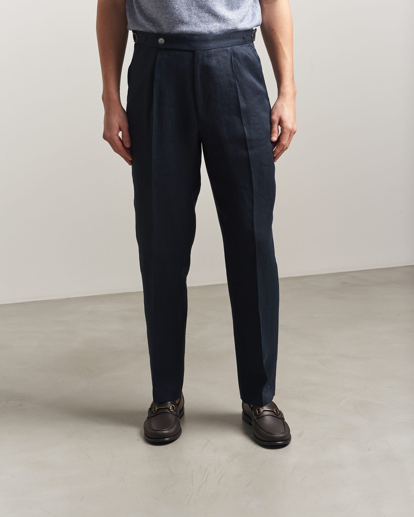 Herre | Loafers | BOSS BLACK | Tevan Leather Moccasin Dark Brown