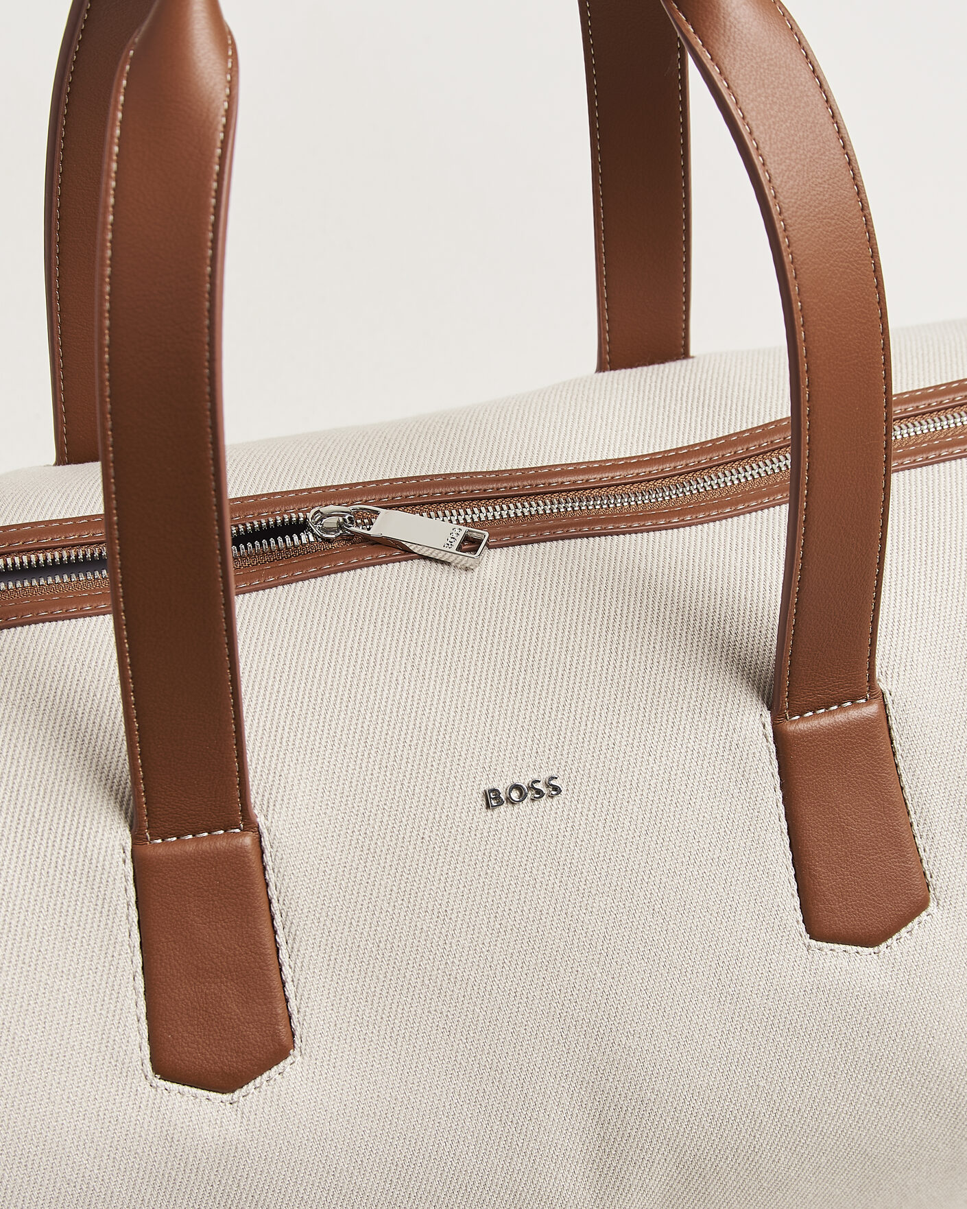 Herre | Vesker | BOSS BLACK | Dakkar Canvas Holdall Beige