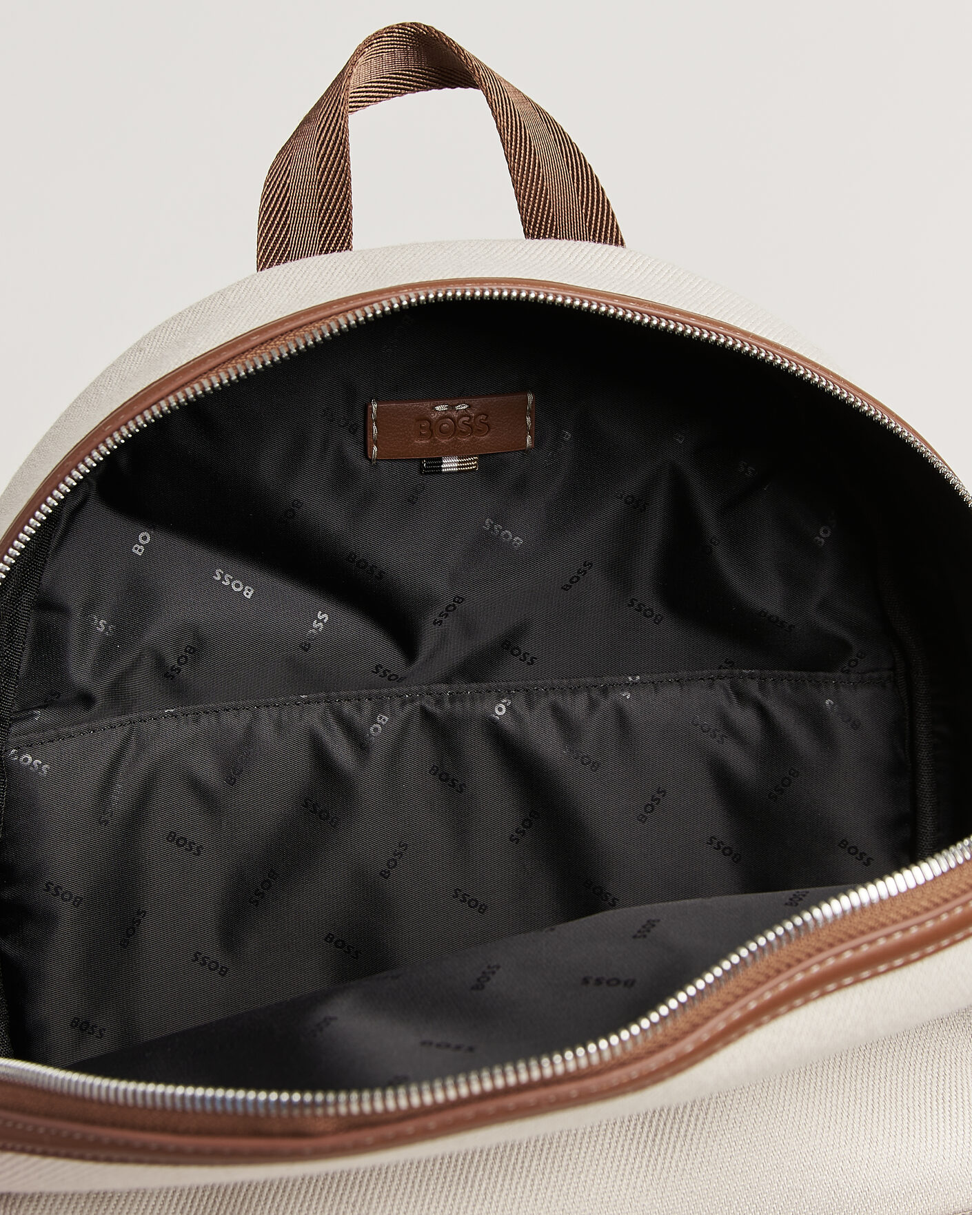 Herre | Vesker | BOSS BLACK | Dakkar Canvas Backpack Beige