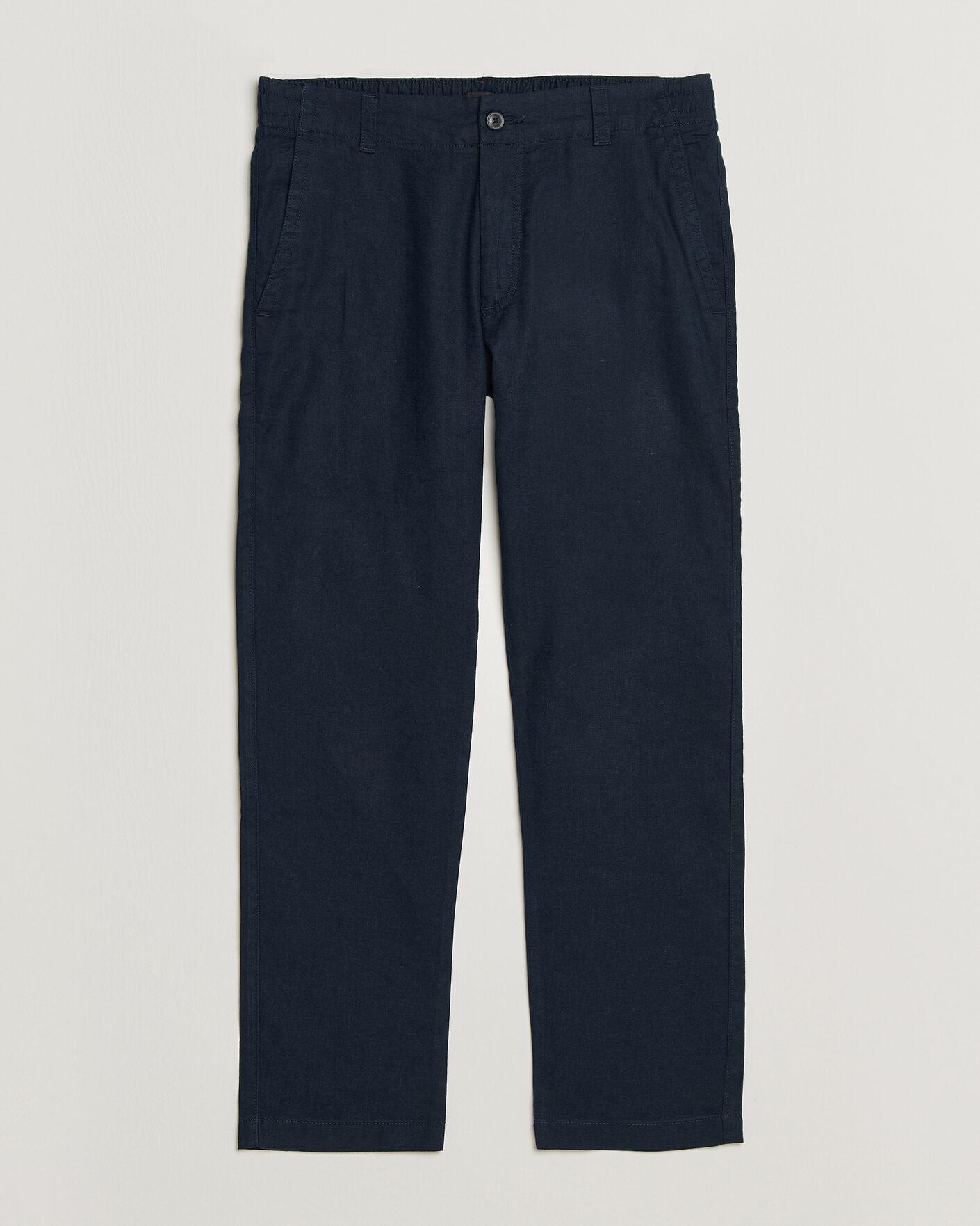Herre | Bukser | BOSS ORANGE | Sanderson Linen Pants Dark Blue