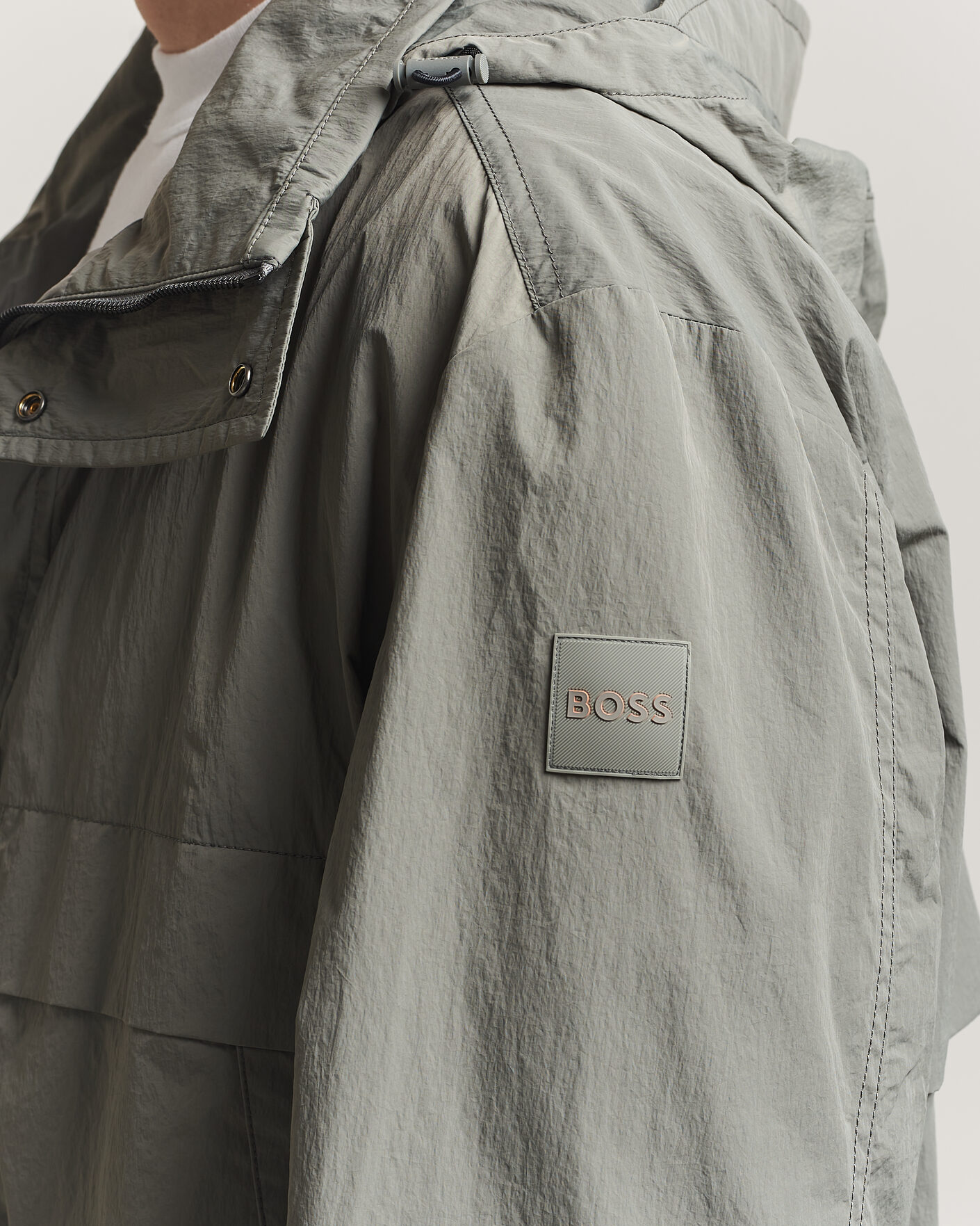 Herre | Jakker | BOSS ORANGE | Oberle Hooded Jacket Green