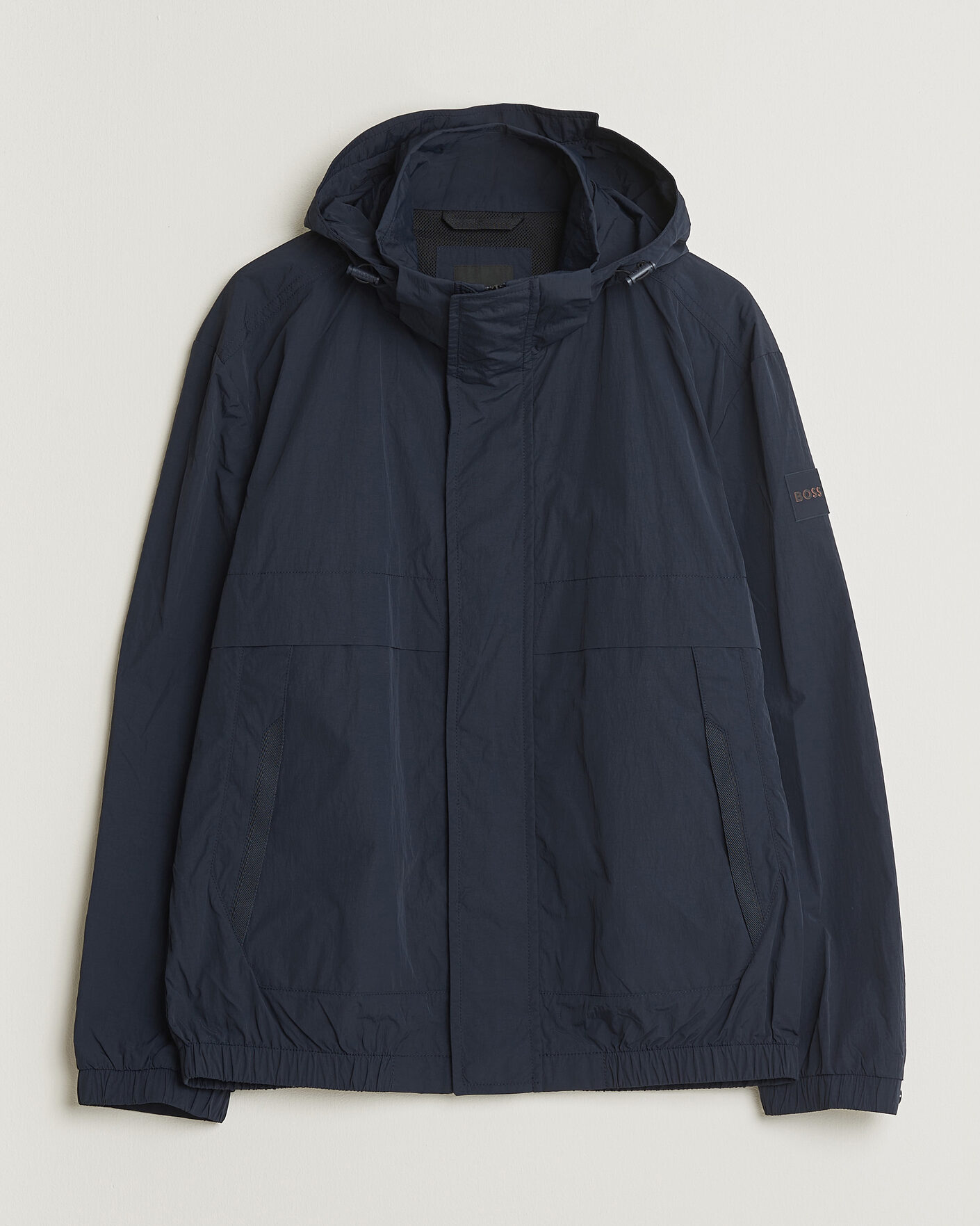 Herre | Jakker | BOSS ORANGE | Oberle Hooded Jacket Dark Blue