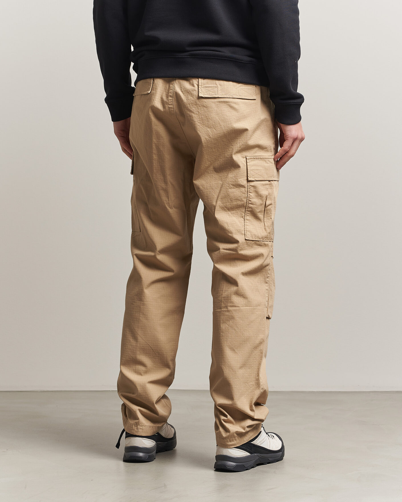 Herre | Bukser | HUGO | Gadic Cargo Drawstring Pants Medium Beige