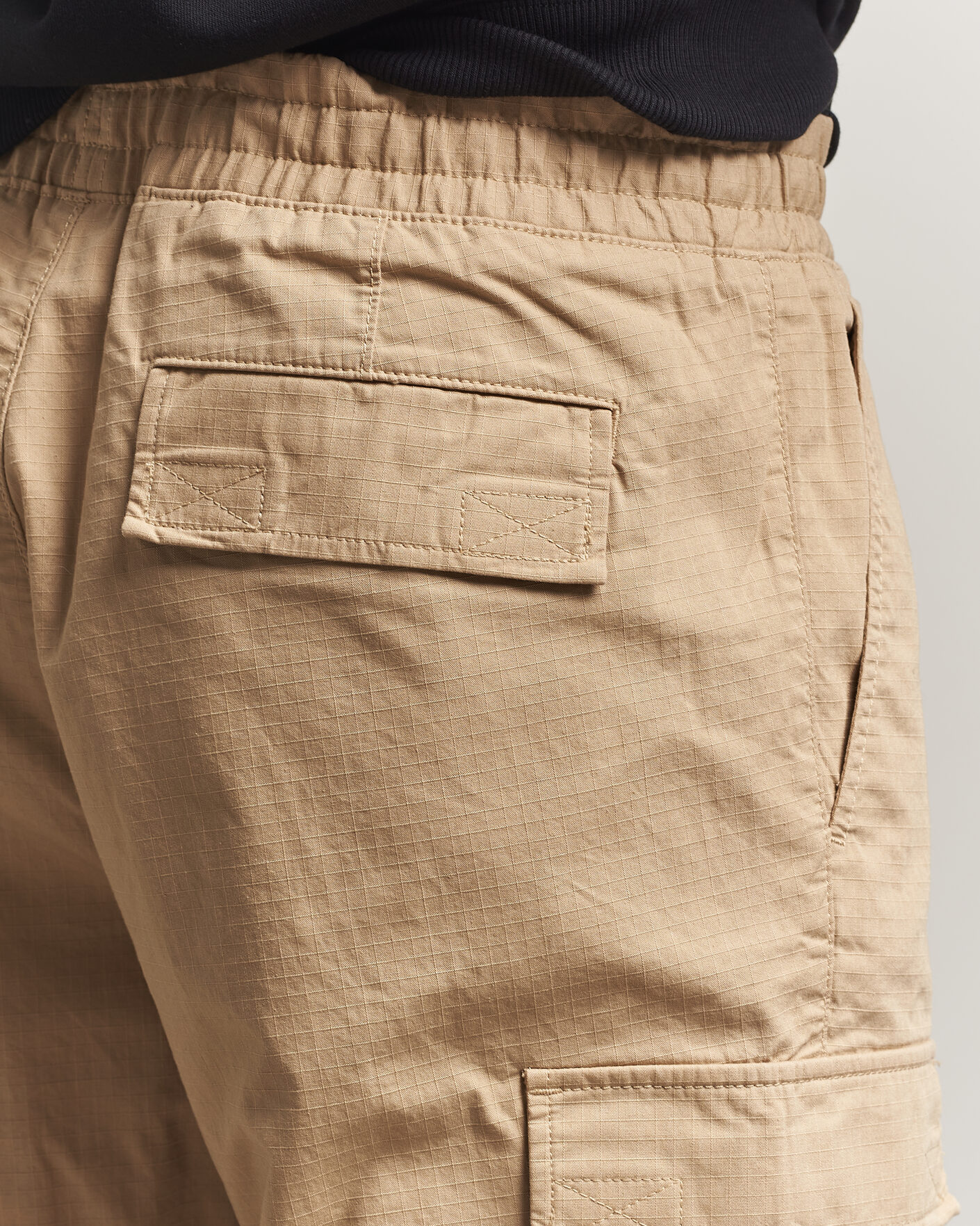 Herre | Bukser | HUGO | Gadic Cargo Drawstring Pants Medium Beige