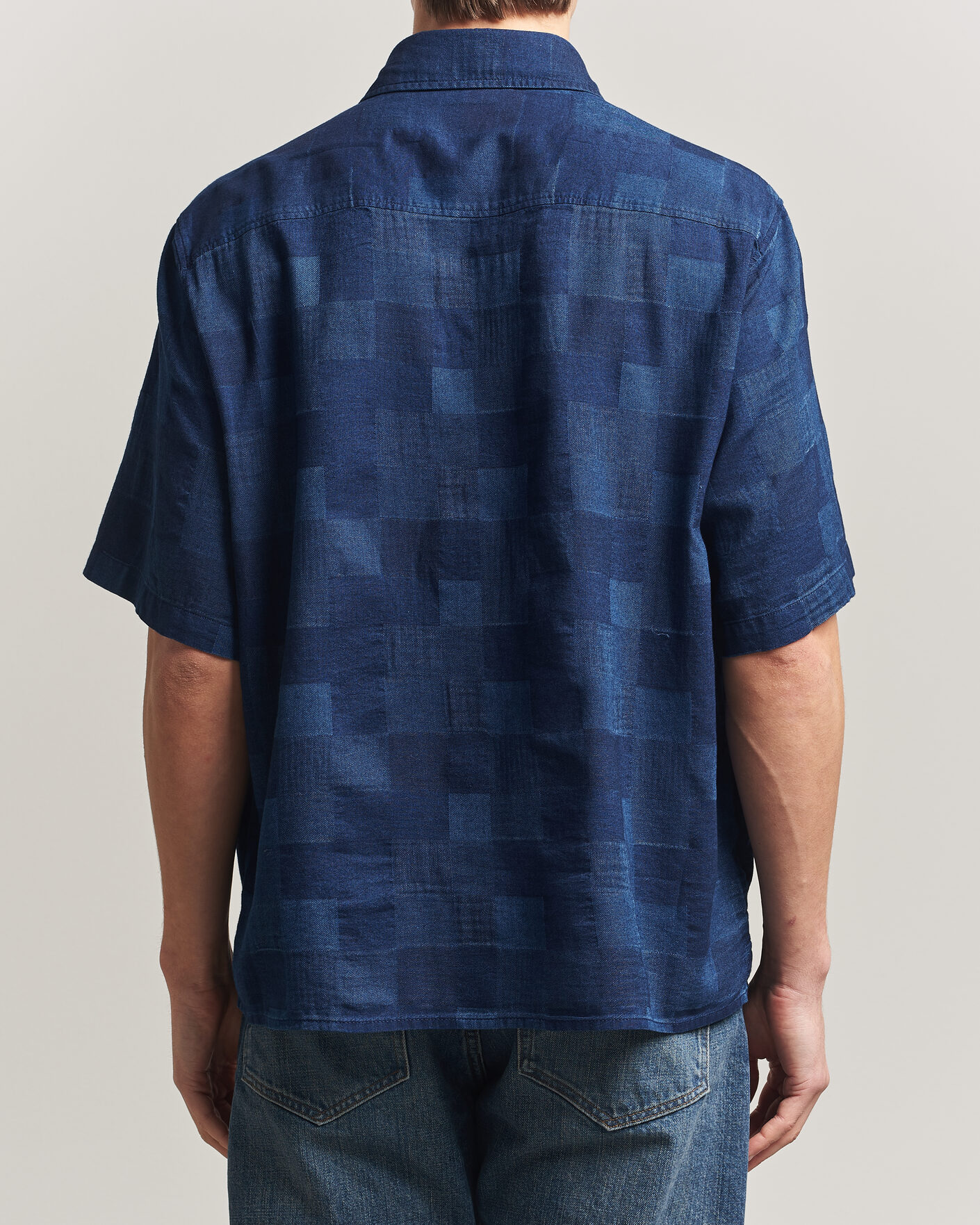 Herre | Skjorter | HUGO | Ekyno Workwear Short Sleeve Shirt Dark Blue