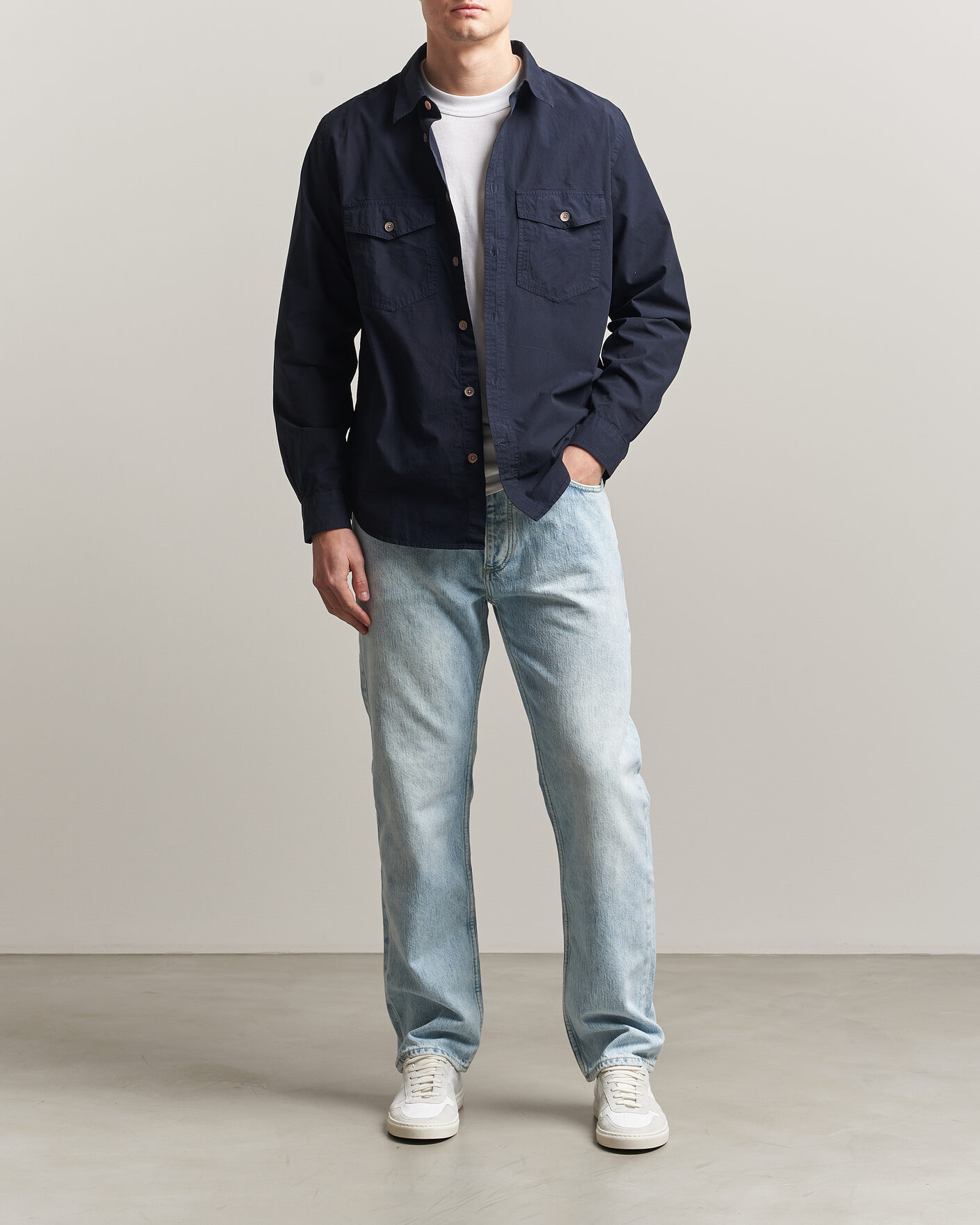 Herre | Bukser | HUGO | Jonah Straight Fit Jeans Light Blue