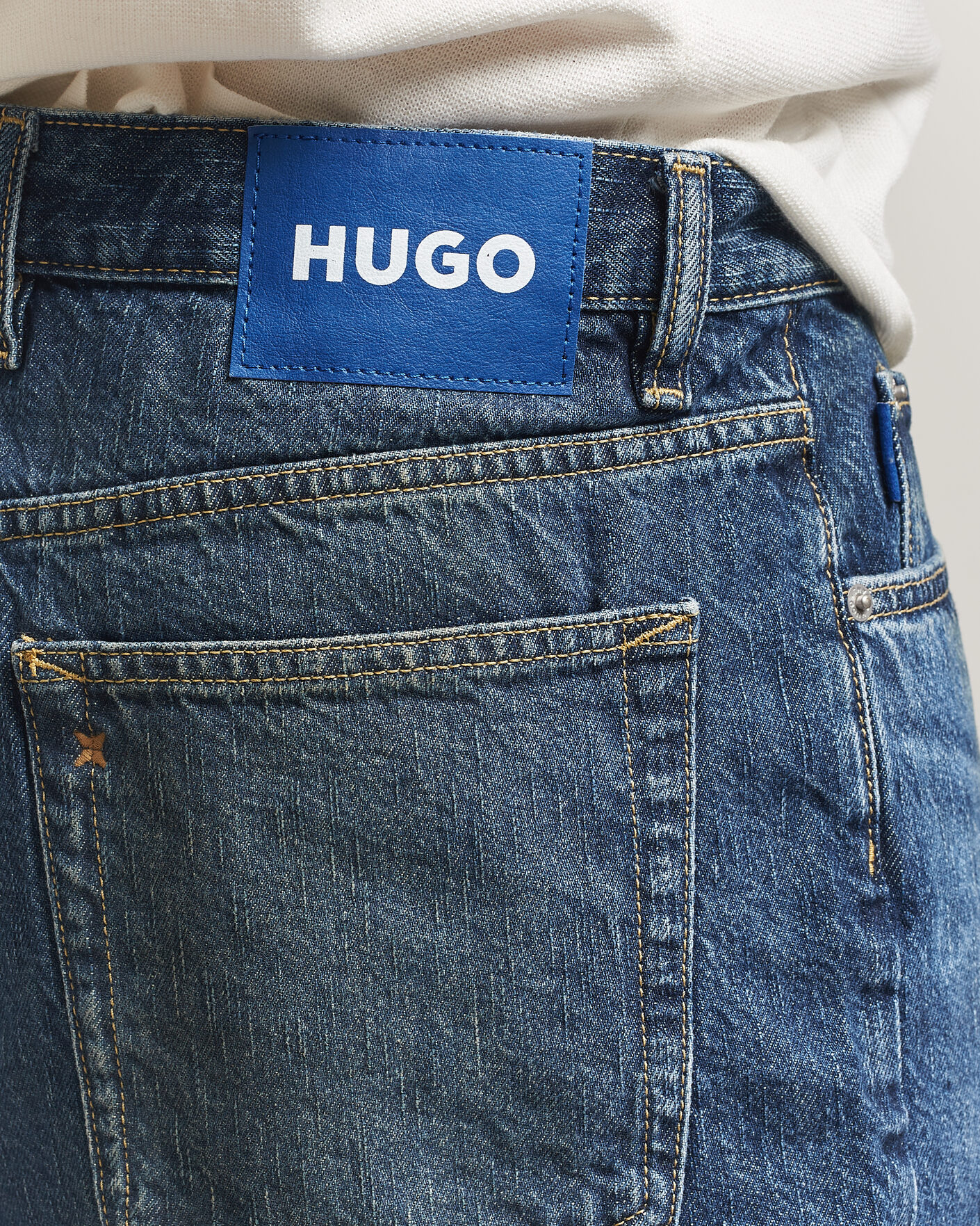 Herre | Shorts | HUGO | Mason Denim Shorts Medium Blue