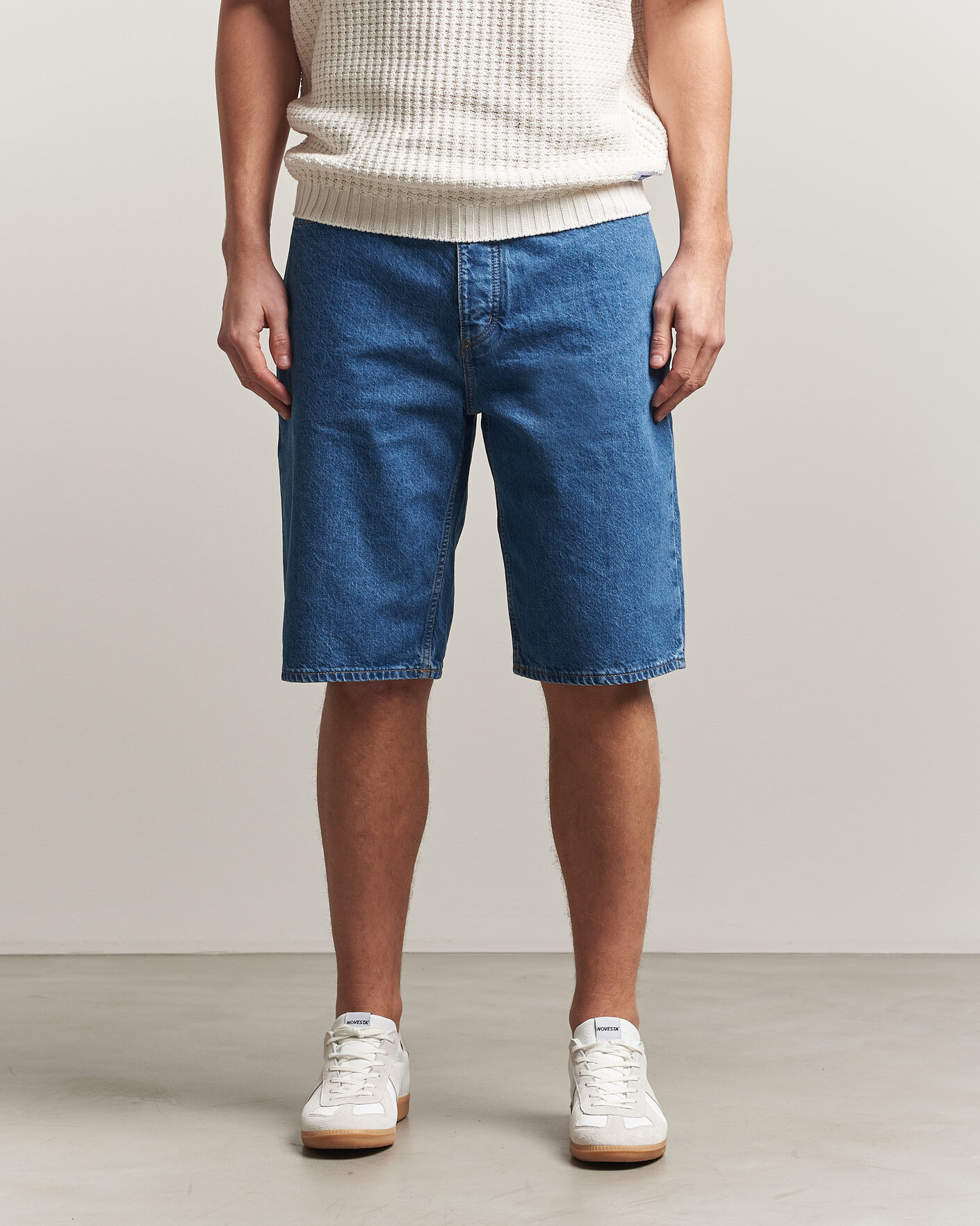 Herre | Shorts | HUGO | Skate Denim Shorts Medium Blue