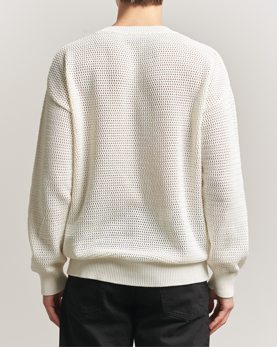 Herre | Gensere | HUGO | Sanjou Knitted Sweater Open White
