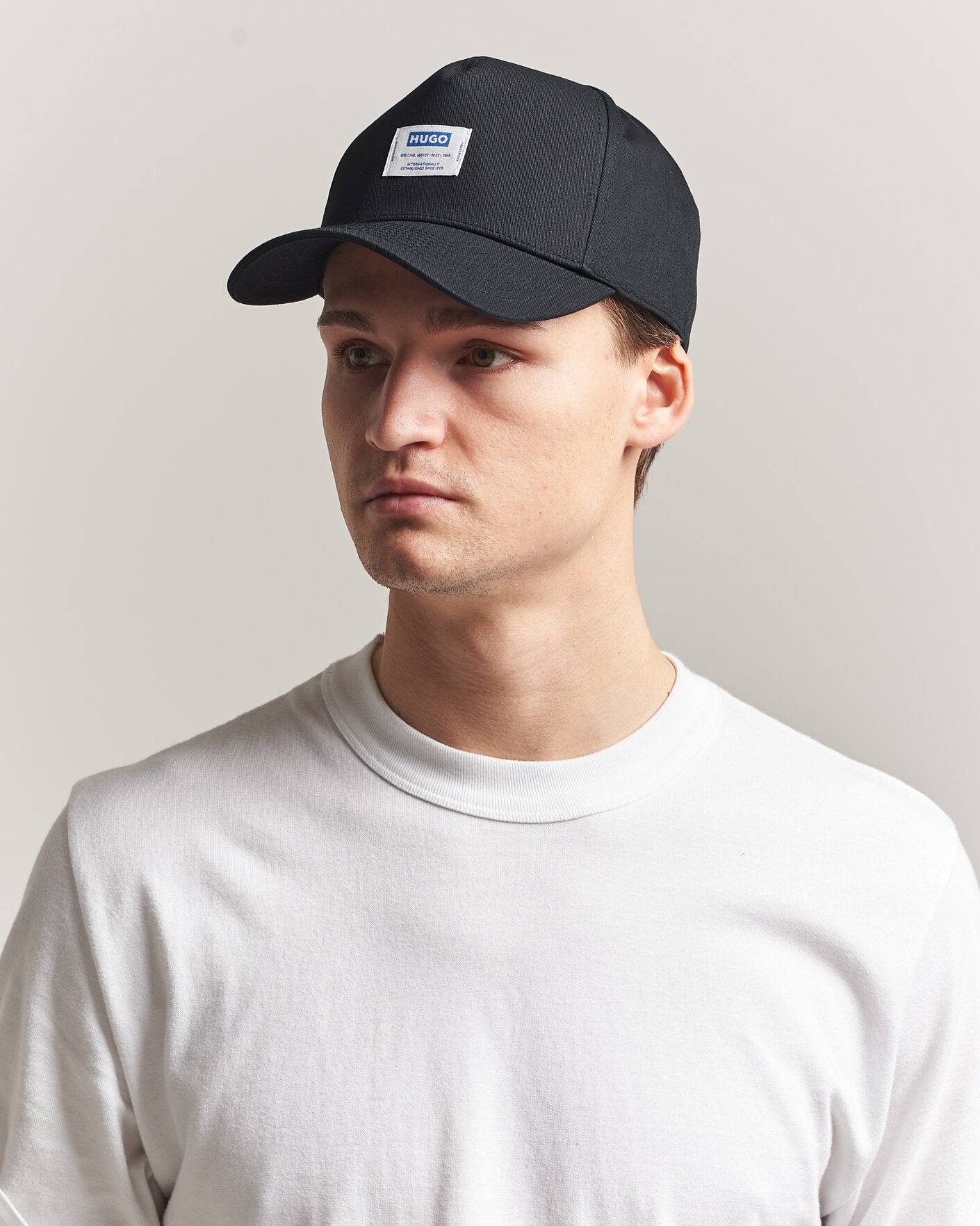Herre | Hatter og capser | HUGO | Merk Logo Cap Black