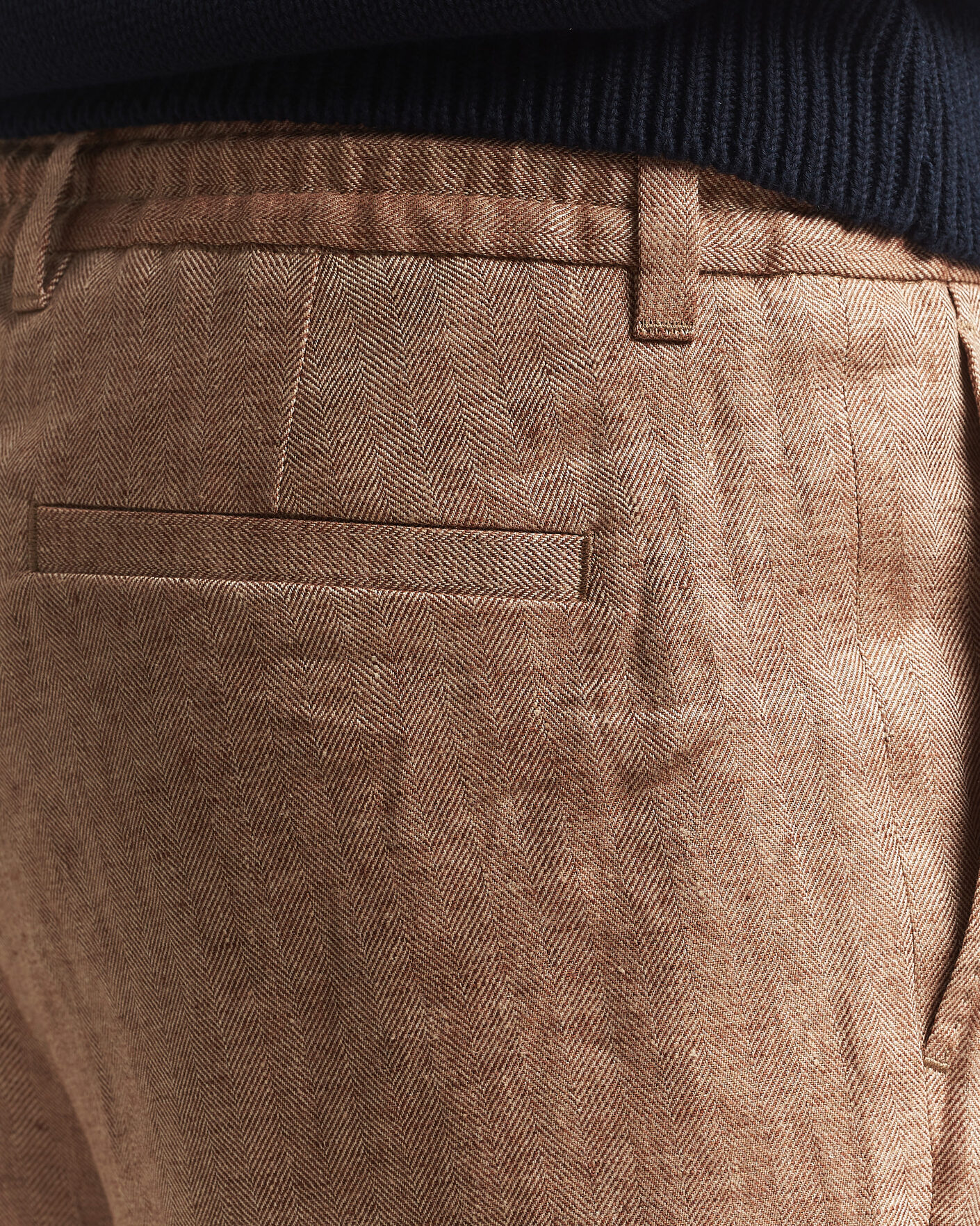Herre | Shorts | BOSS CAMEL | Peet Linen Drawstring Shorts Medium Beige