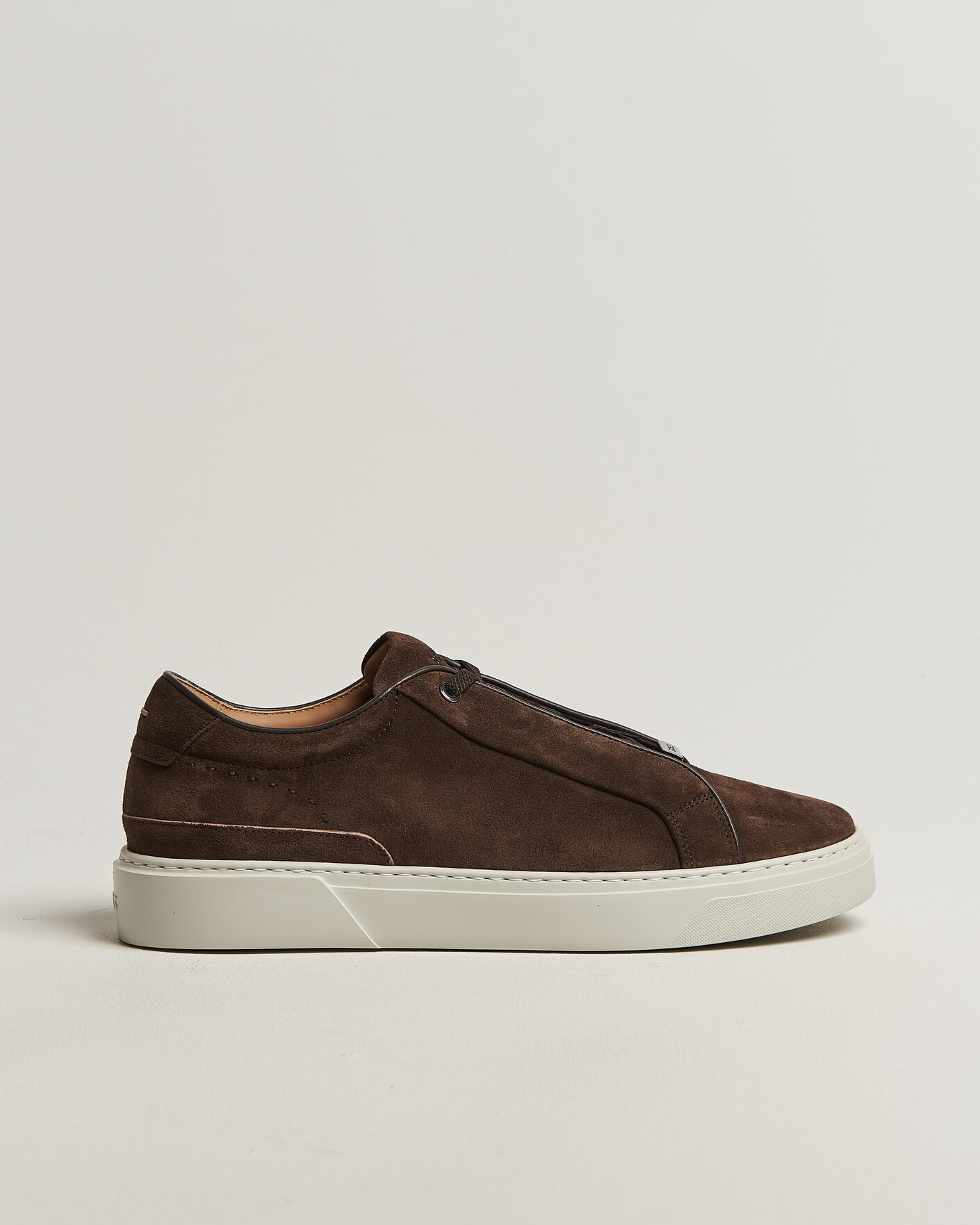 Herre | Sneakers | BOSS CAMEL | Gary Suede Sneaker Dark Brown