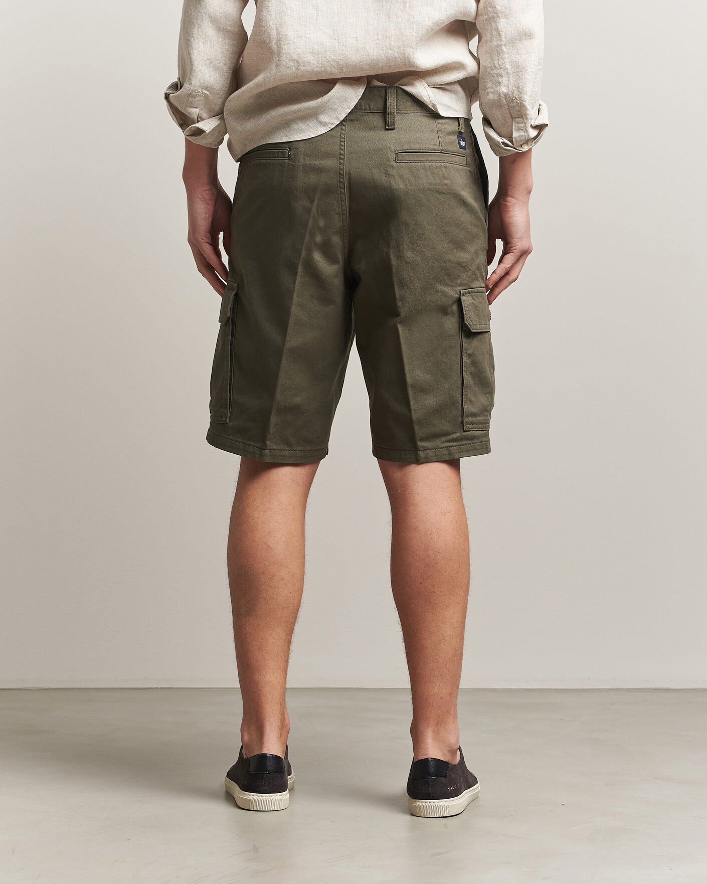 Herre | Shorts | Dockers | Straight Cargo Shorts Earth Moss