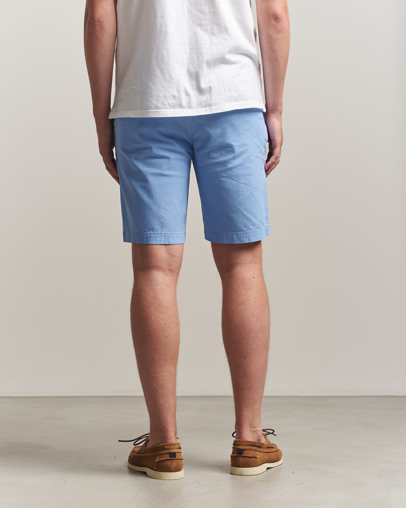Herre | Shorts | Dockers | Slim Cotton/Linen Shorts Vista Blue