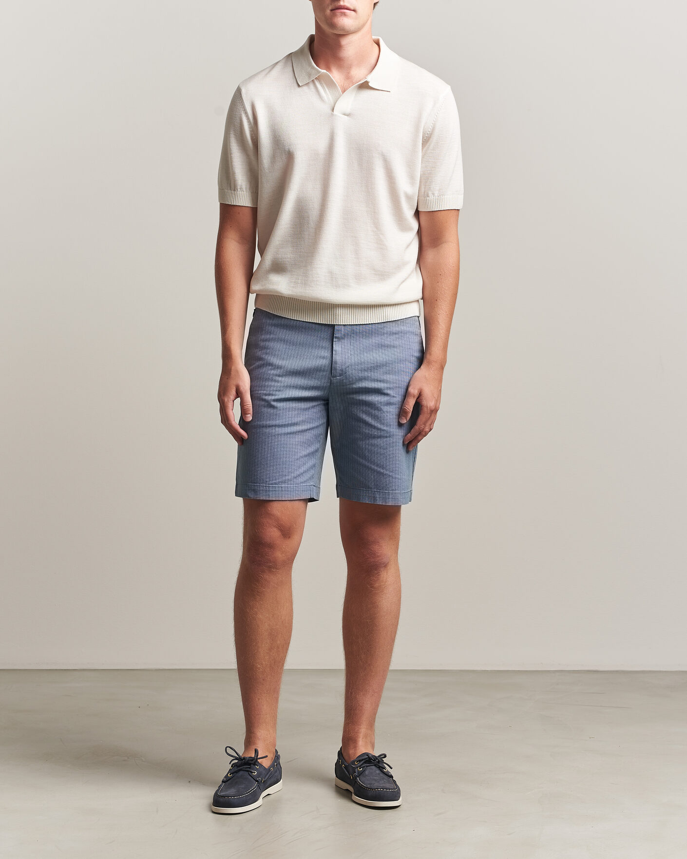 Herre | Shorts | Dockers | Slim Cotton/Linen Shorts Bering Sea