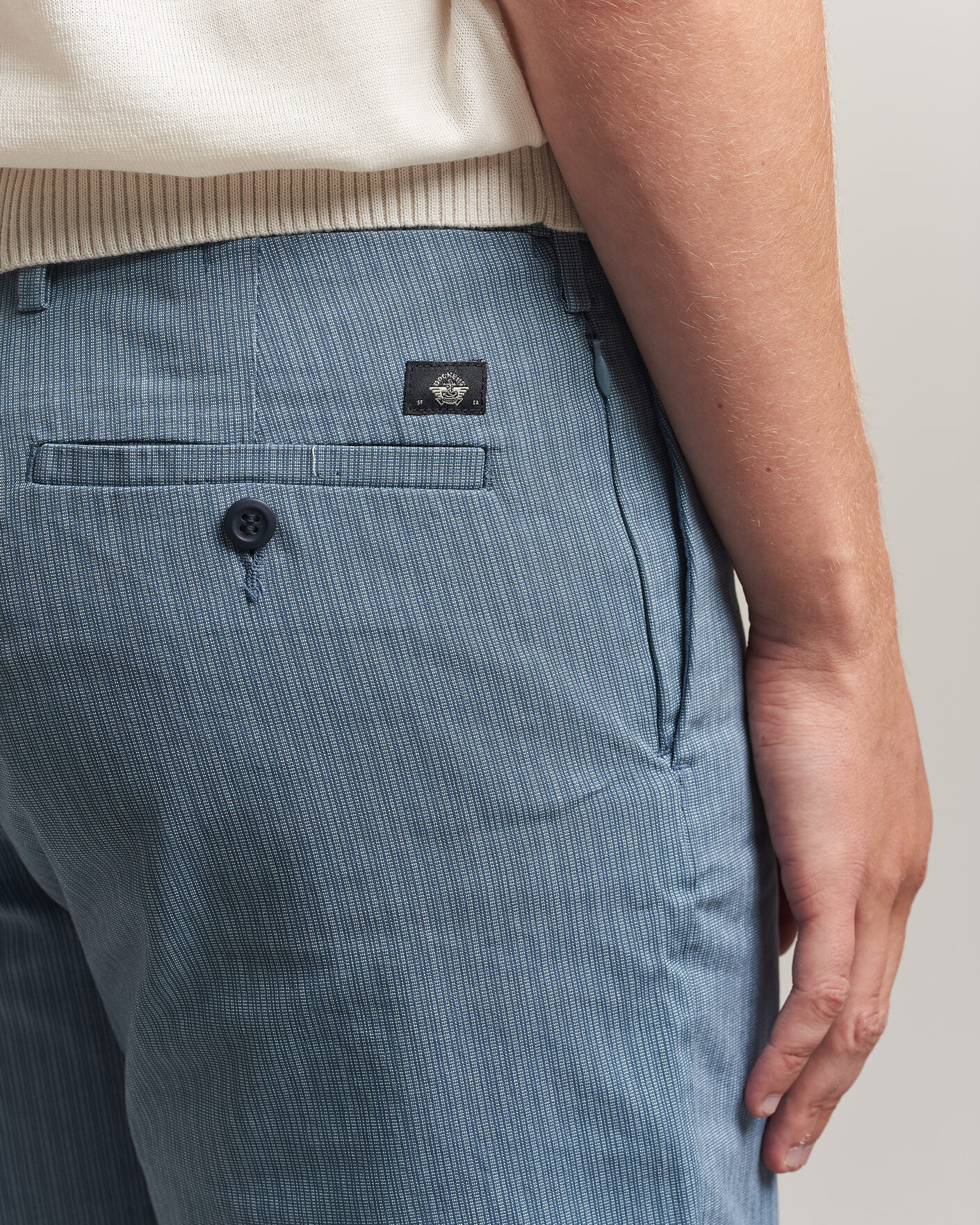 Herre | Shorts | Dockers | Slim Cotton/Linen Shorts Bering Sea