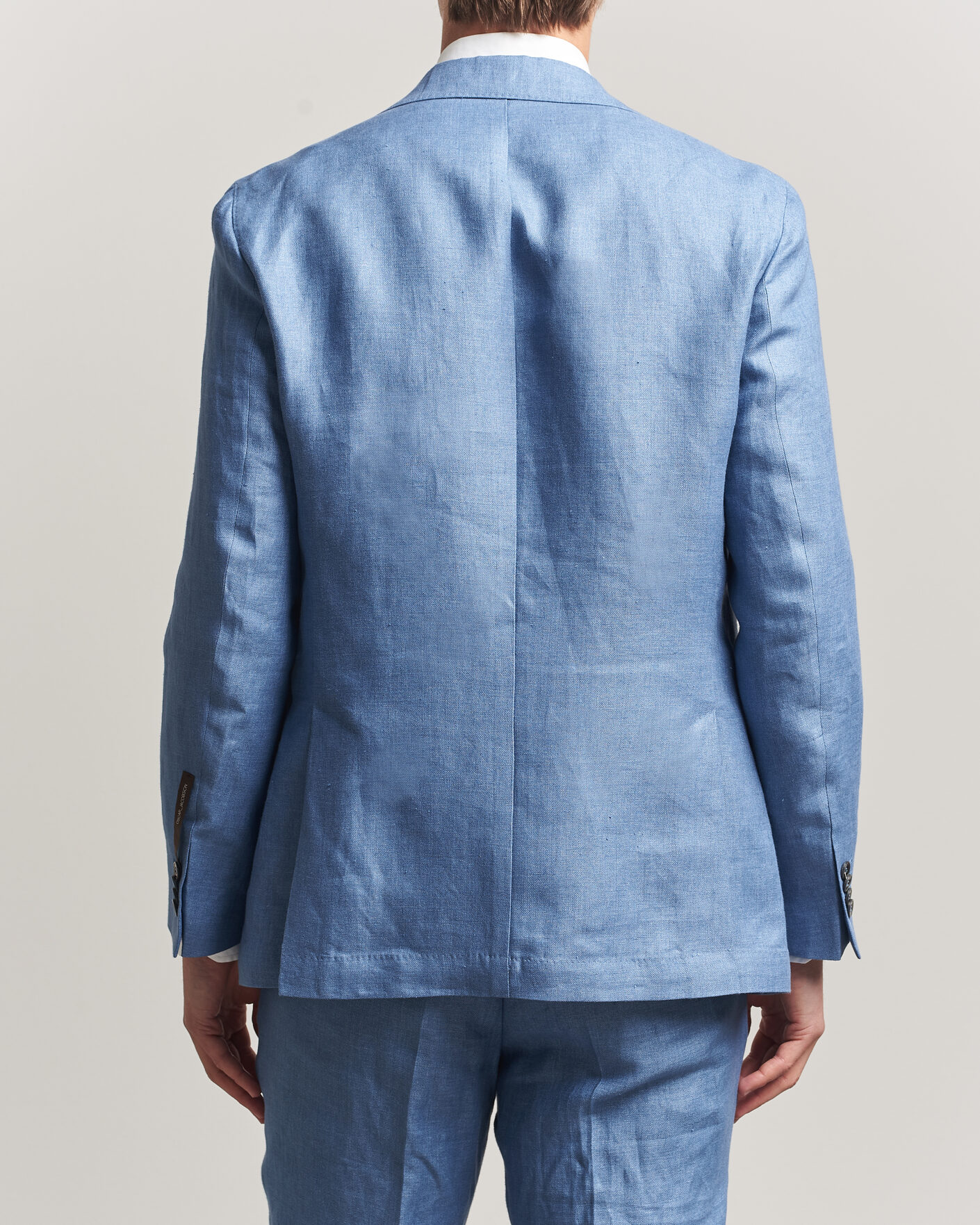 Herre | Dressjakker | Oscar Jacobson | Ferry Soft Linen Blazer Light Blue