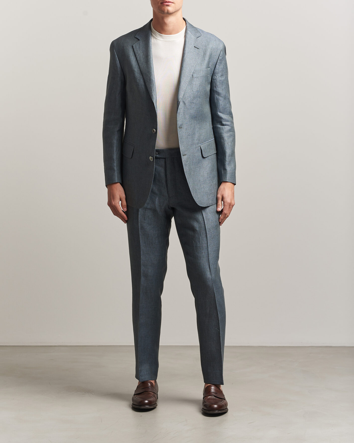Herre | Dressjakker | Oscar Jacobson | Robert Linen Blazer Olive