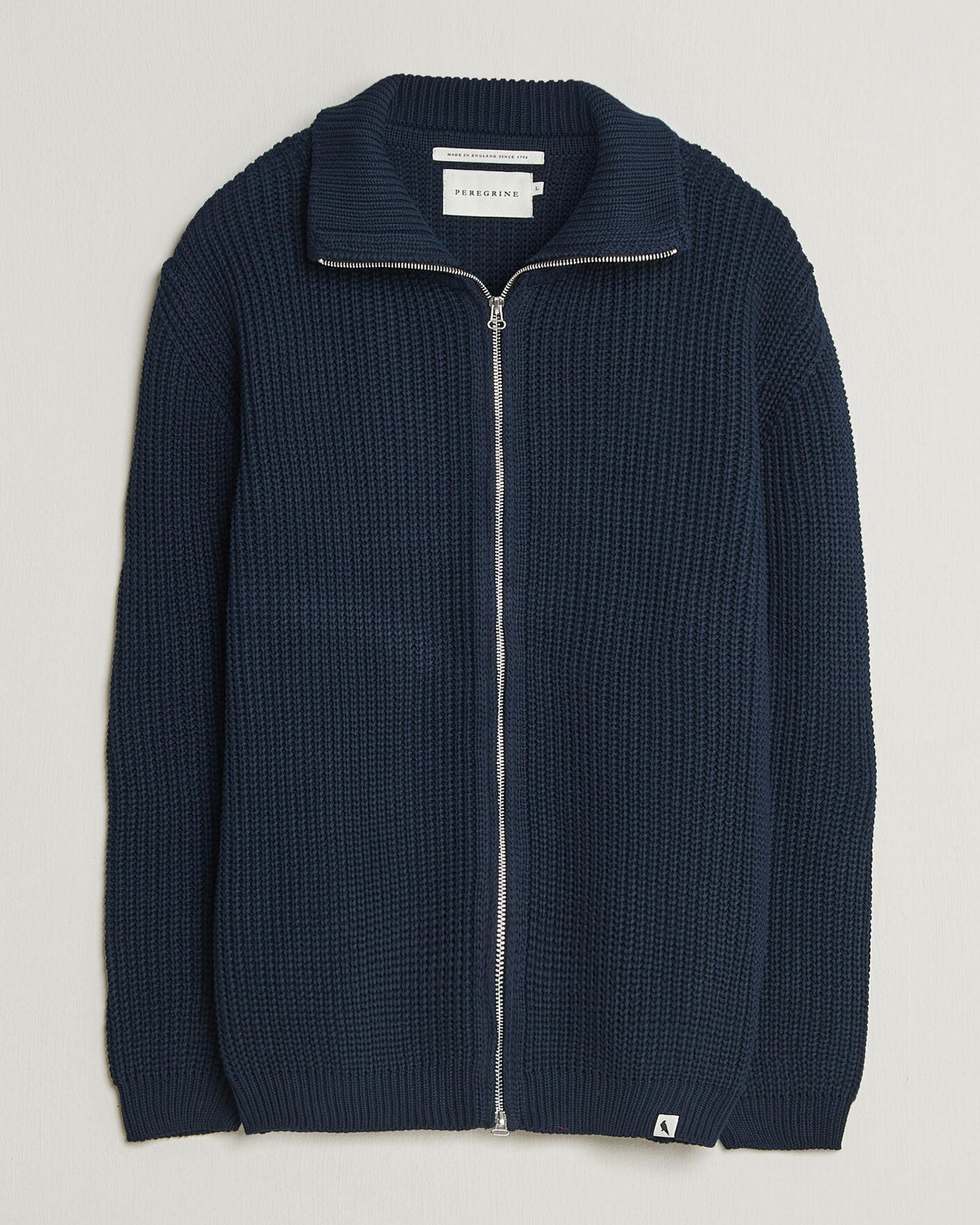 Herre | Gensere | Peregrine | River Cotton Zip Cardigan Navy