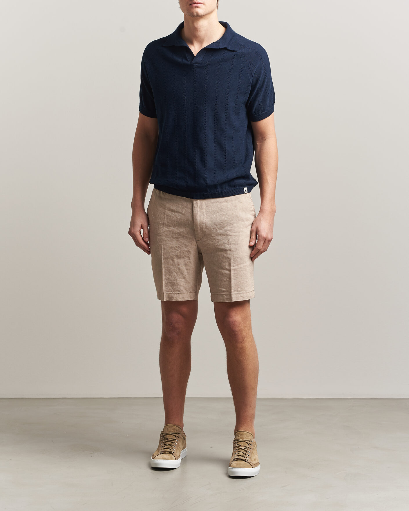 Herre | Pikéer | Peregrine | Alma Cotton Structure Polo Navy