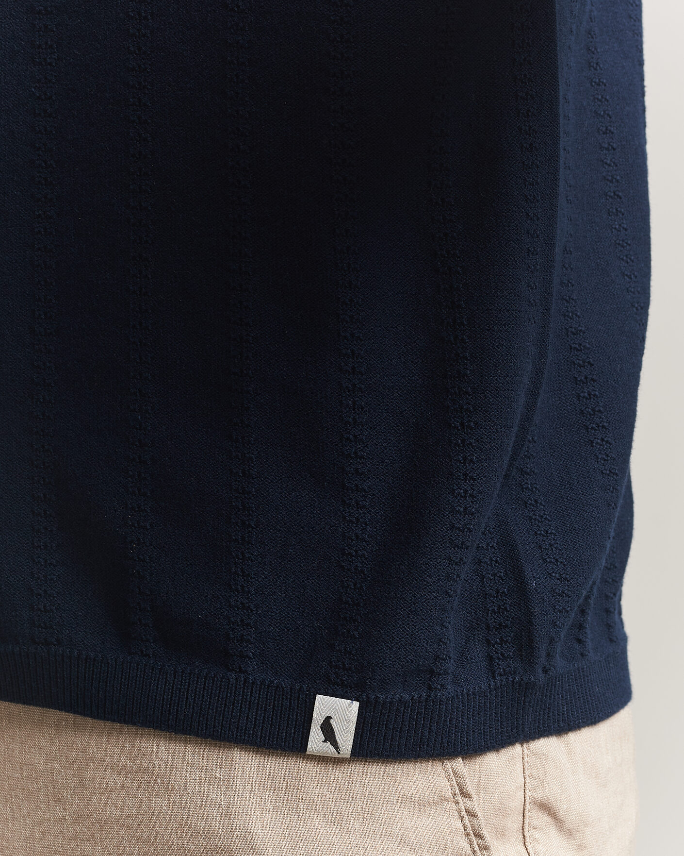 Herre | Pikéer | Peregrine | Alma Cotton Structure Polo Navy