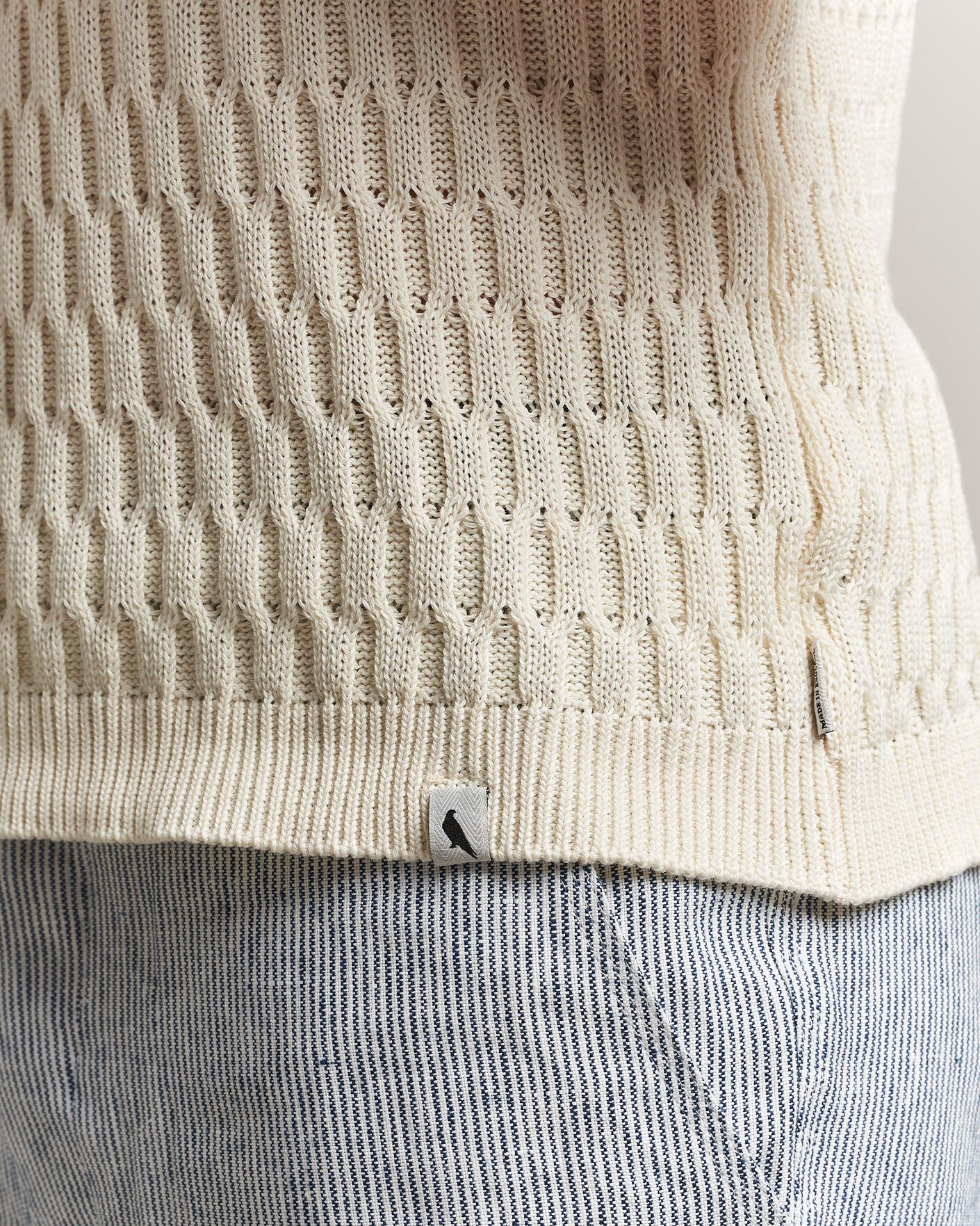 Herre | Pikéer | Peregrine | Cove Knitted Cotton Polo Shirt White