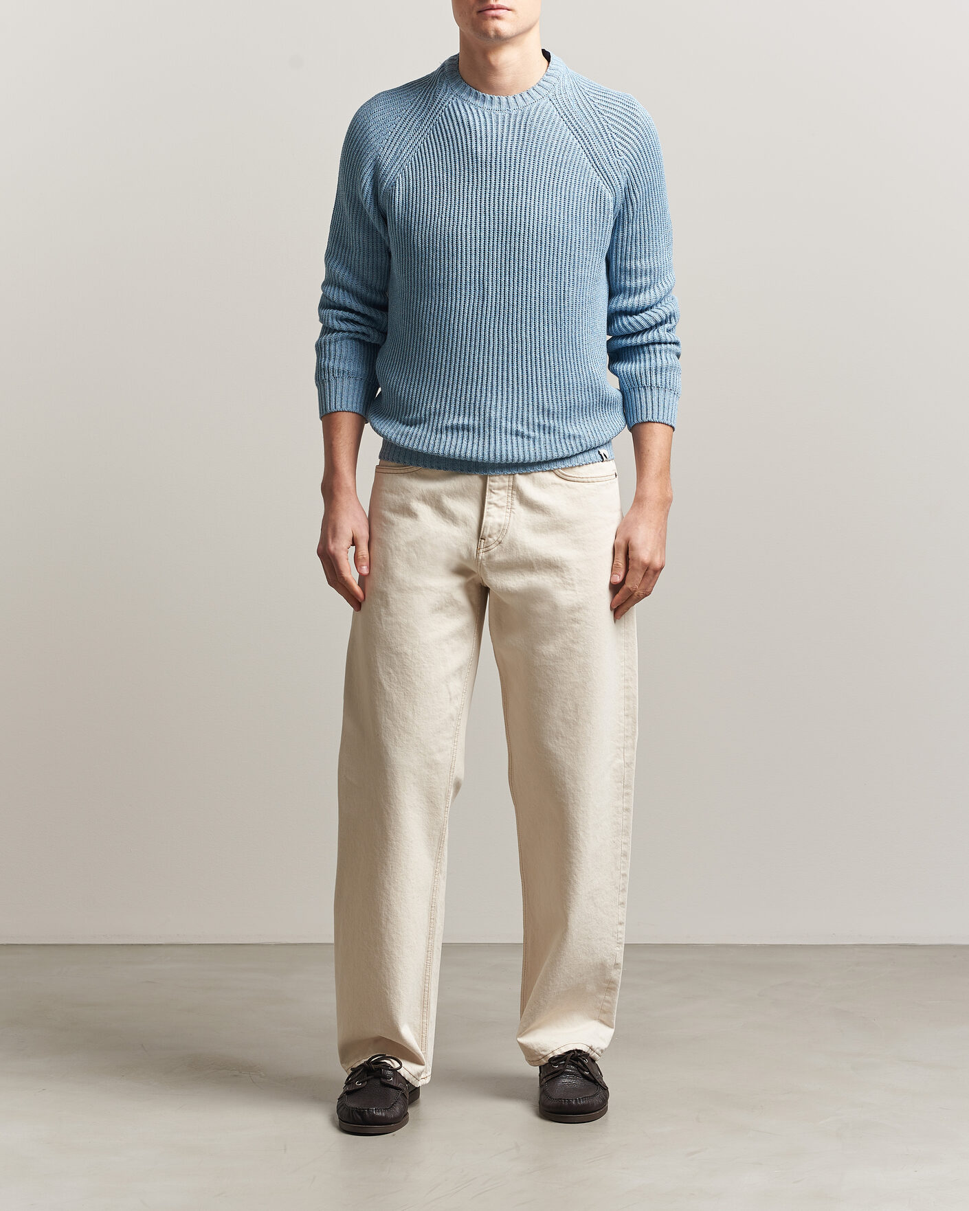 Herre | Gensere | Peregrine | Harry Organic Cotton Sweater Ocean