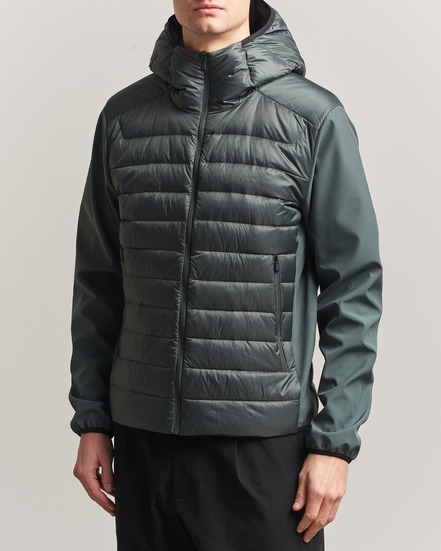 Herre | Jakker | Sail Racing | Spray Hooded Hybrid Jacket Aurora Green