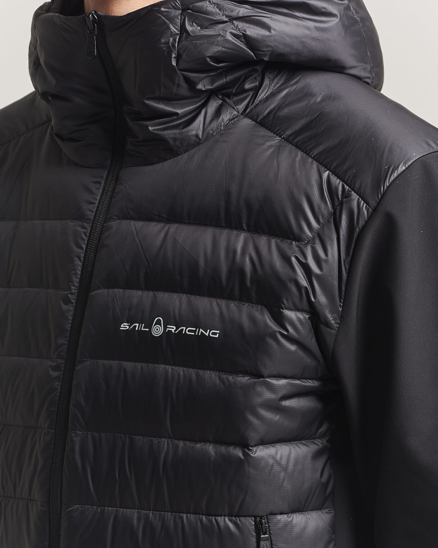 Herre | Jakker | Sail Racing | Spray Hooded Hybrid Jacket Carbon