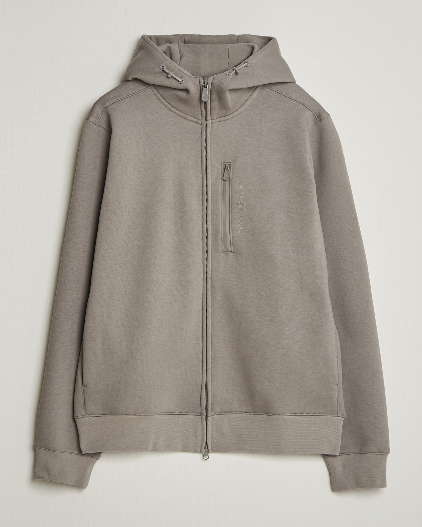 Herre | Gensere | Sail Racing | Bowman Monochrome Full Zip Hoodie Oyster
