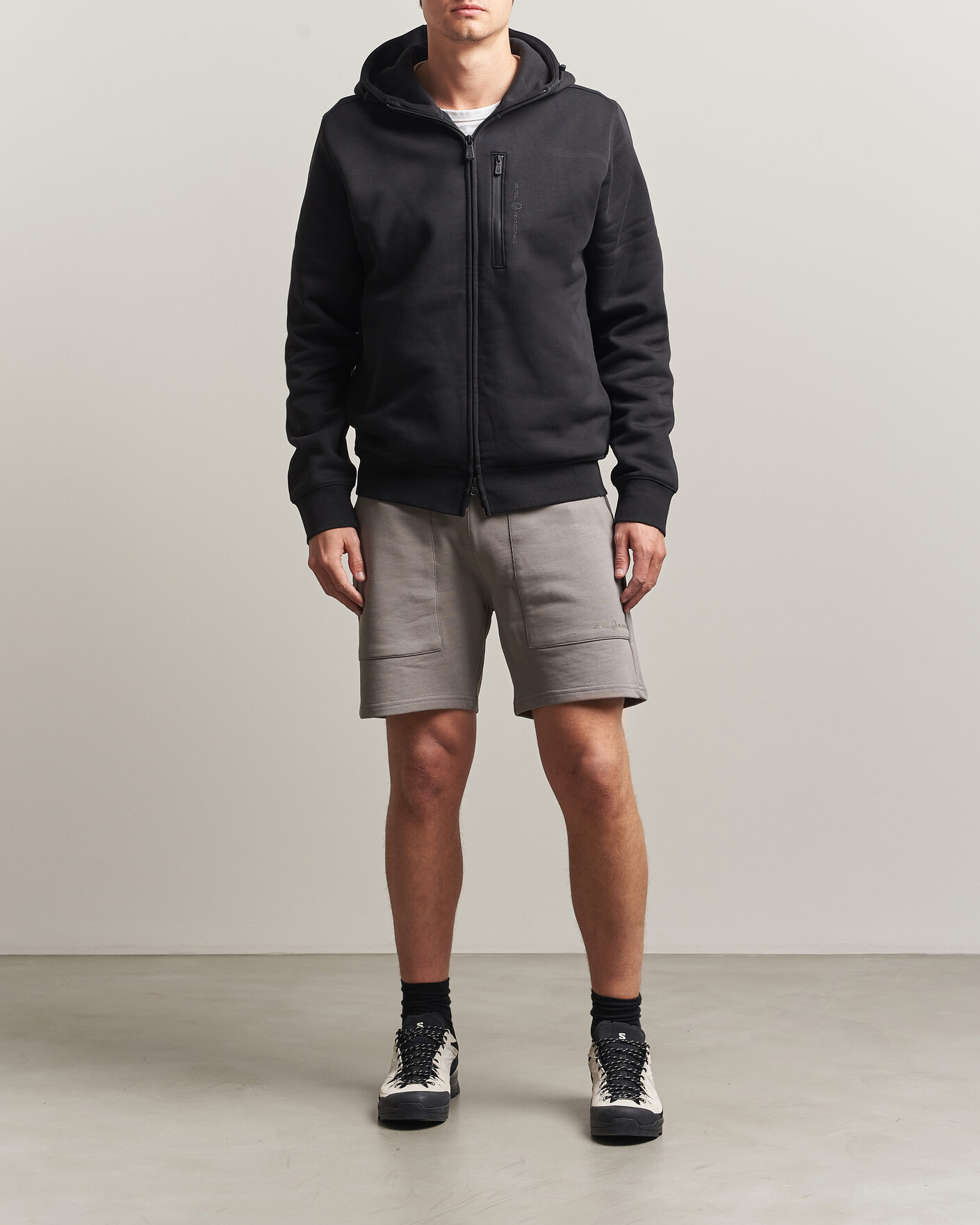 Herre | Gensere | Sail Racing | Bowman Monochrome Full Zip Hoodie Carbon