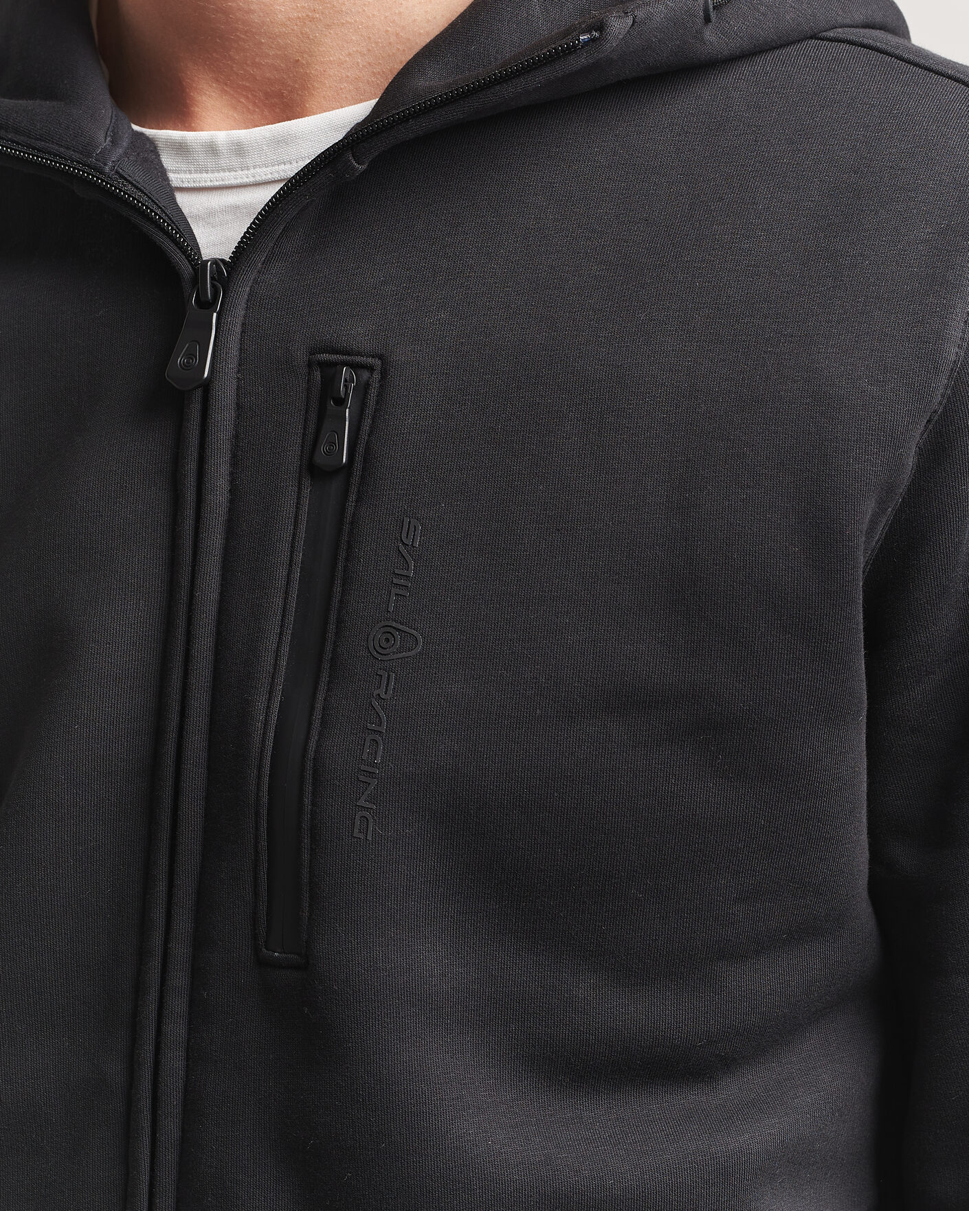 Herre | Gensere | Sail Racing | Bowman Monochrome Full Zip Hoodie Carbon