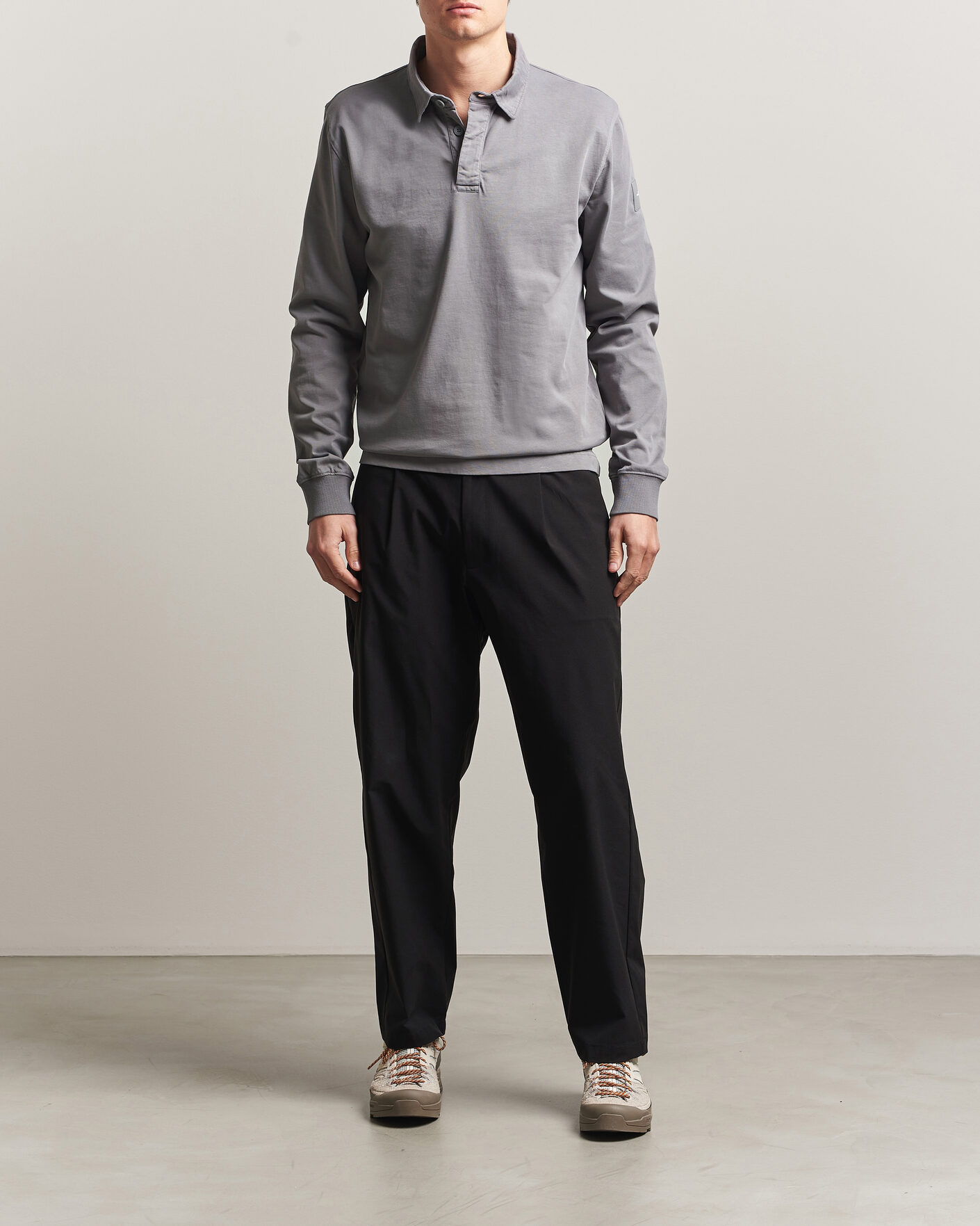 Herre | Gensere | Sail Racing | Wind Pigment Dyed Rugger Frost Grey