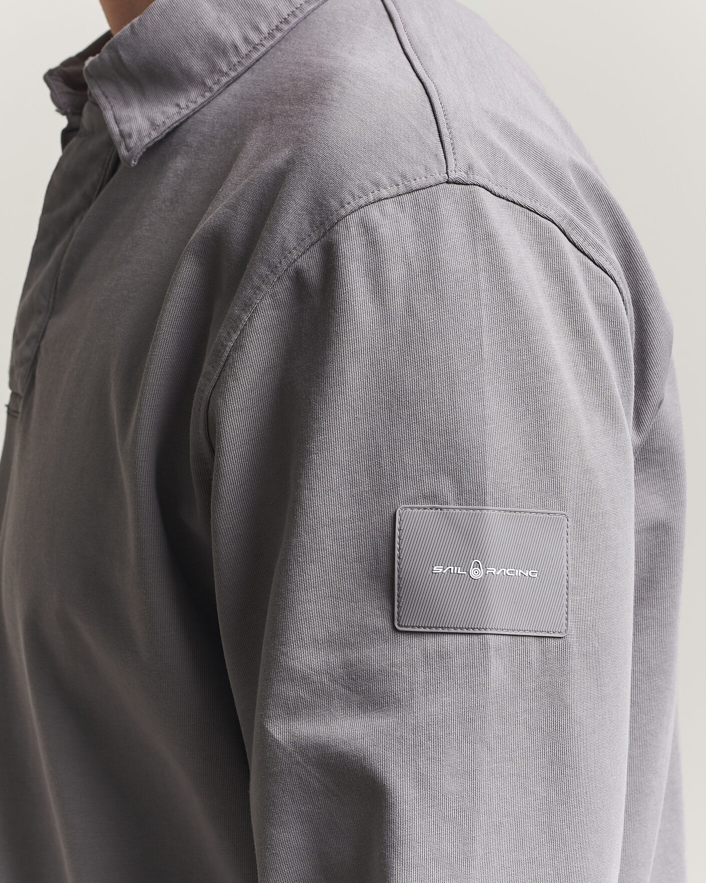 Herre | Gensere | Sail Racing | Wind Pigment Dyed Rugger Frost Grey