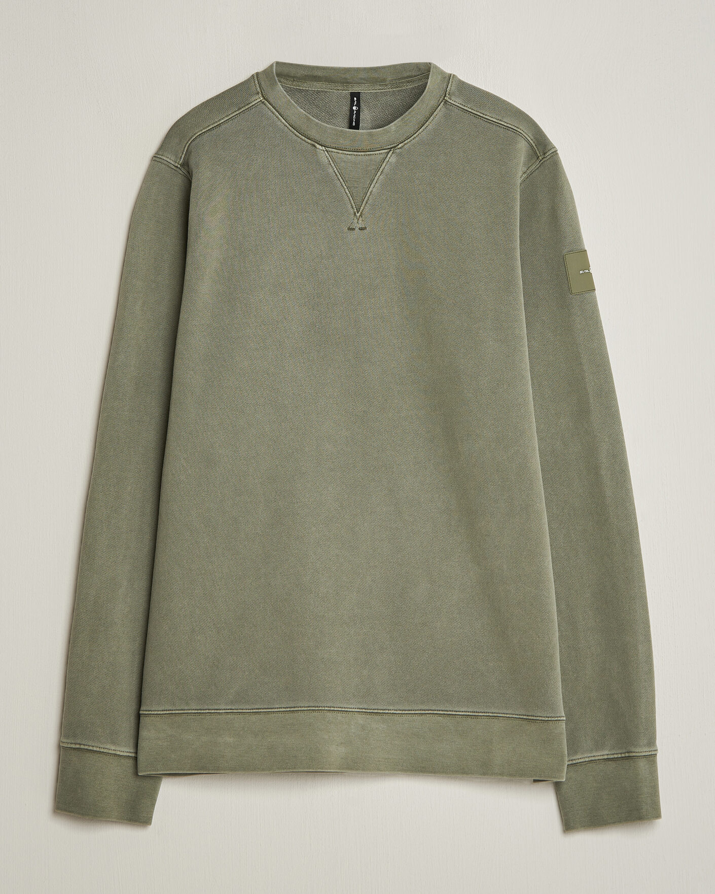 Herre | Gensere | Sail Racing | Wind Pigment Dyed Sweatshirt Mud Green