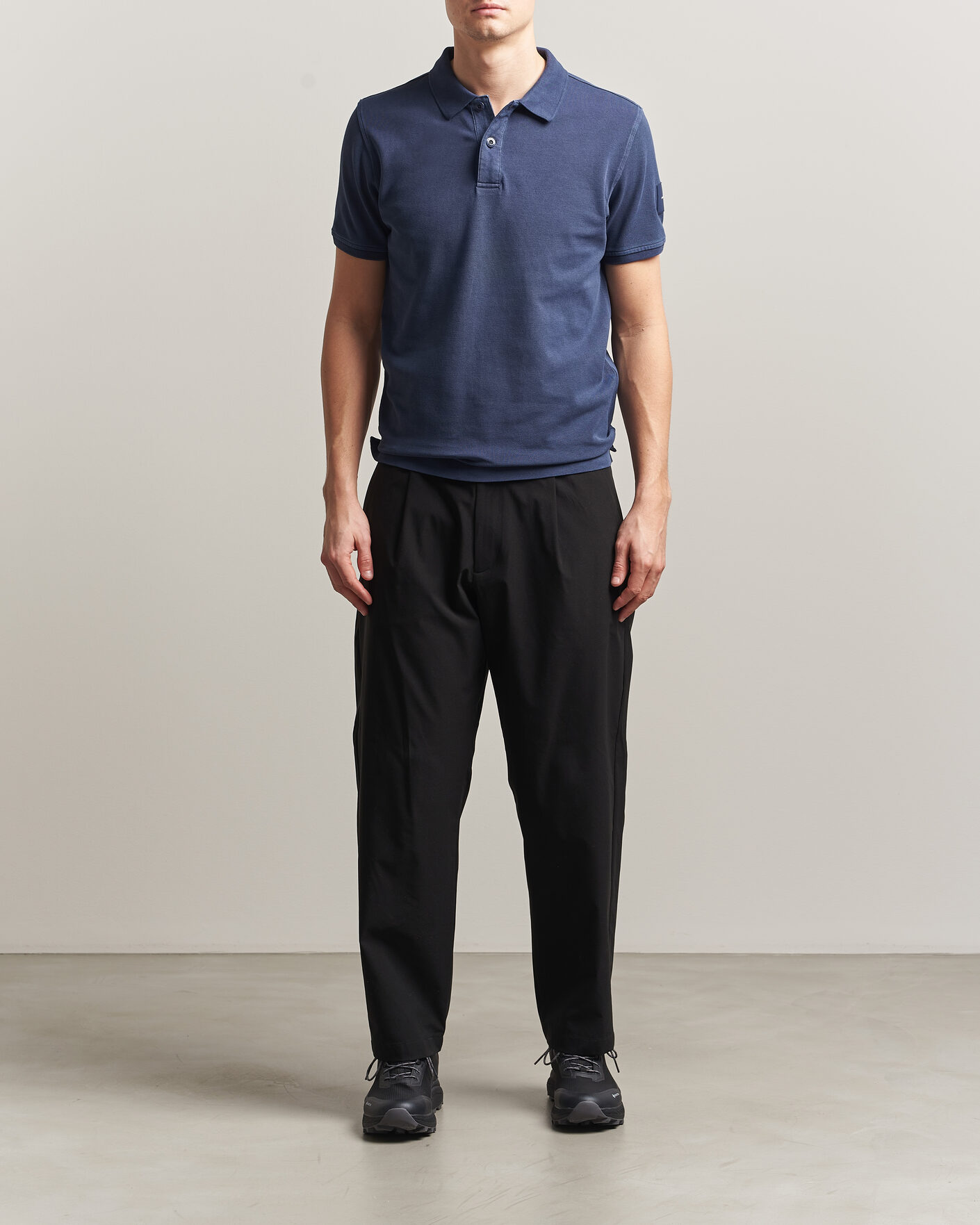 Herre | Pikéer | Sail Racing | Wind Pigment Dyed Polo Dark Navy