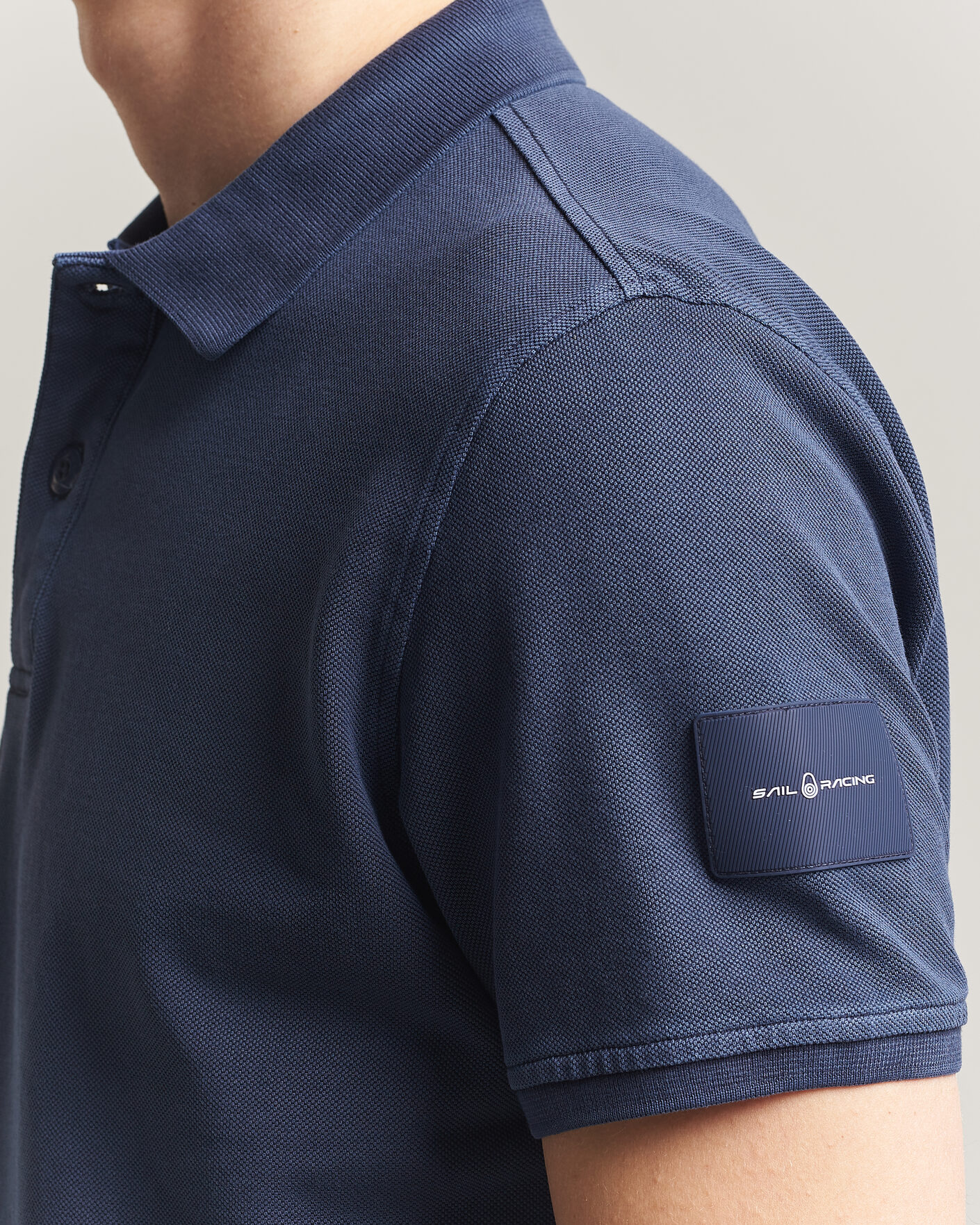 Herre | Pikéer | Sail Racing | Wind Pigment Dyed Polo Dark Navy