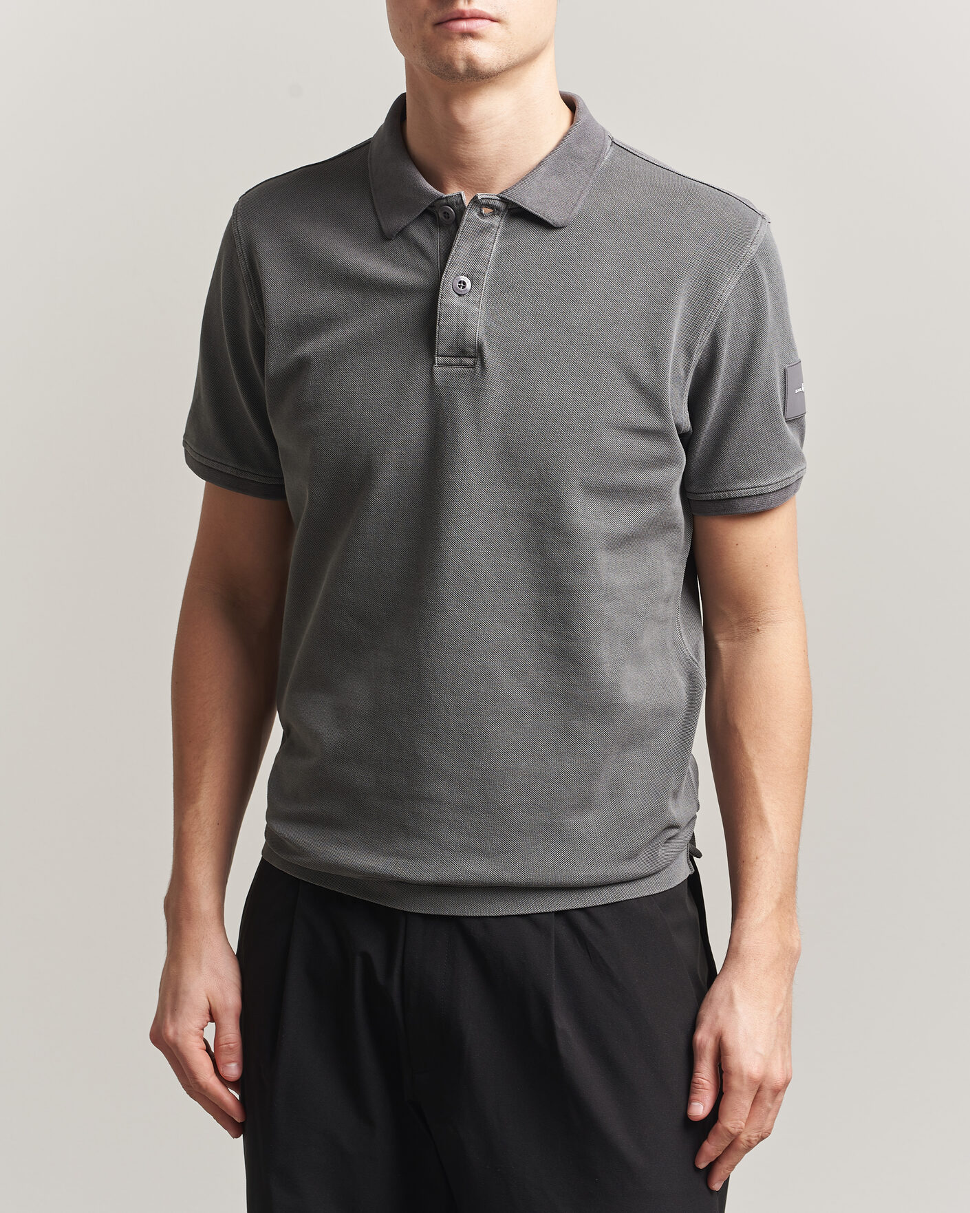 Herre | Pikéer | Sail Racing | Wind Pigment Dyed Polo Frost Grey