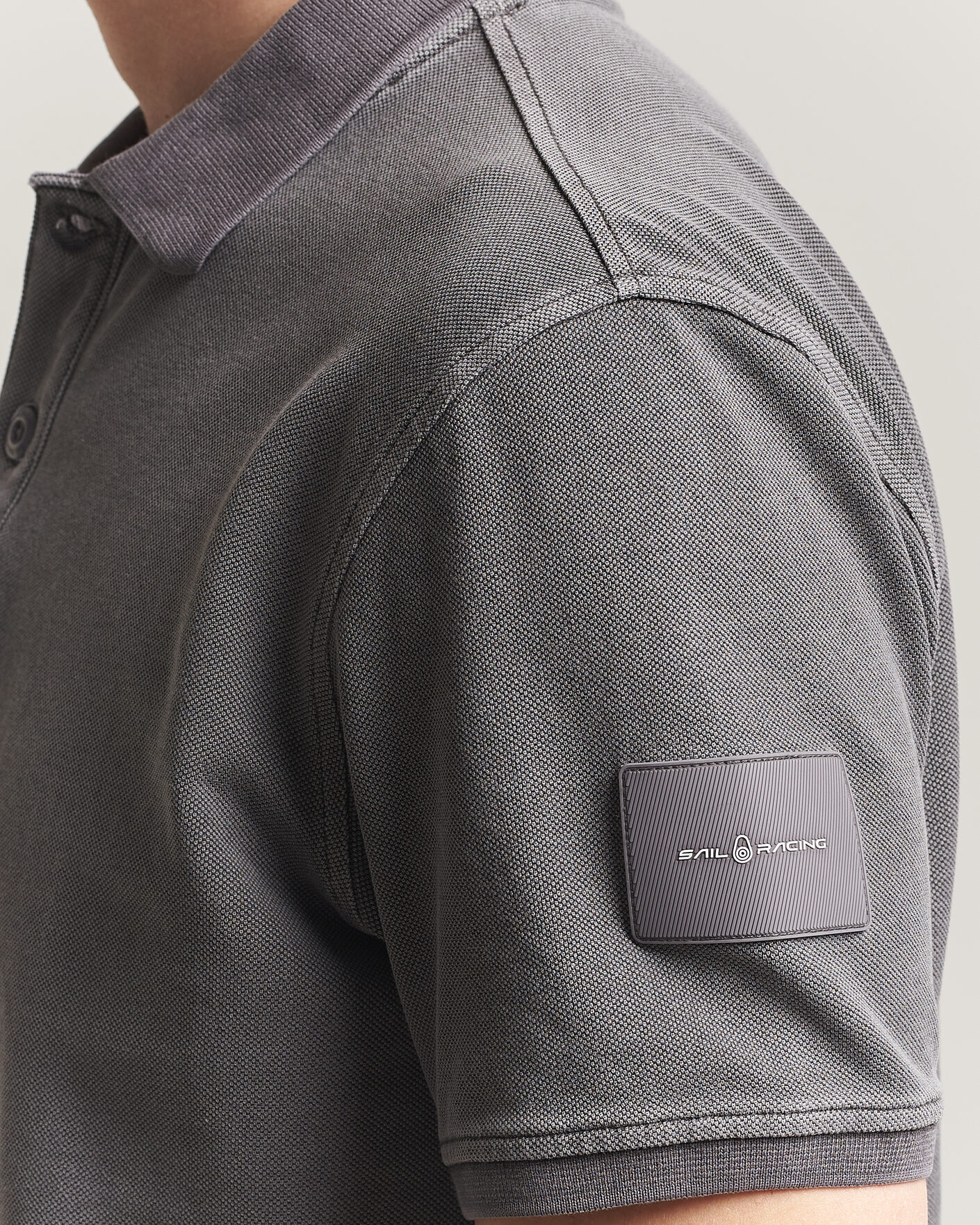 Herre | Pikéer | Sail Racing | Wind Pigment Dyed Polo Frost Grey