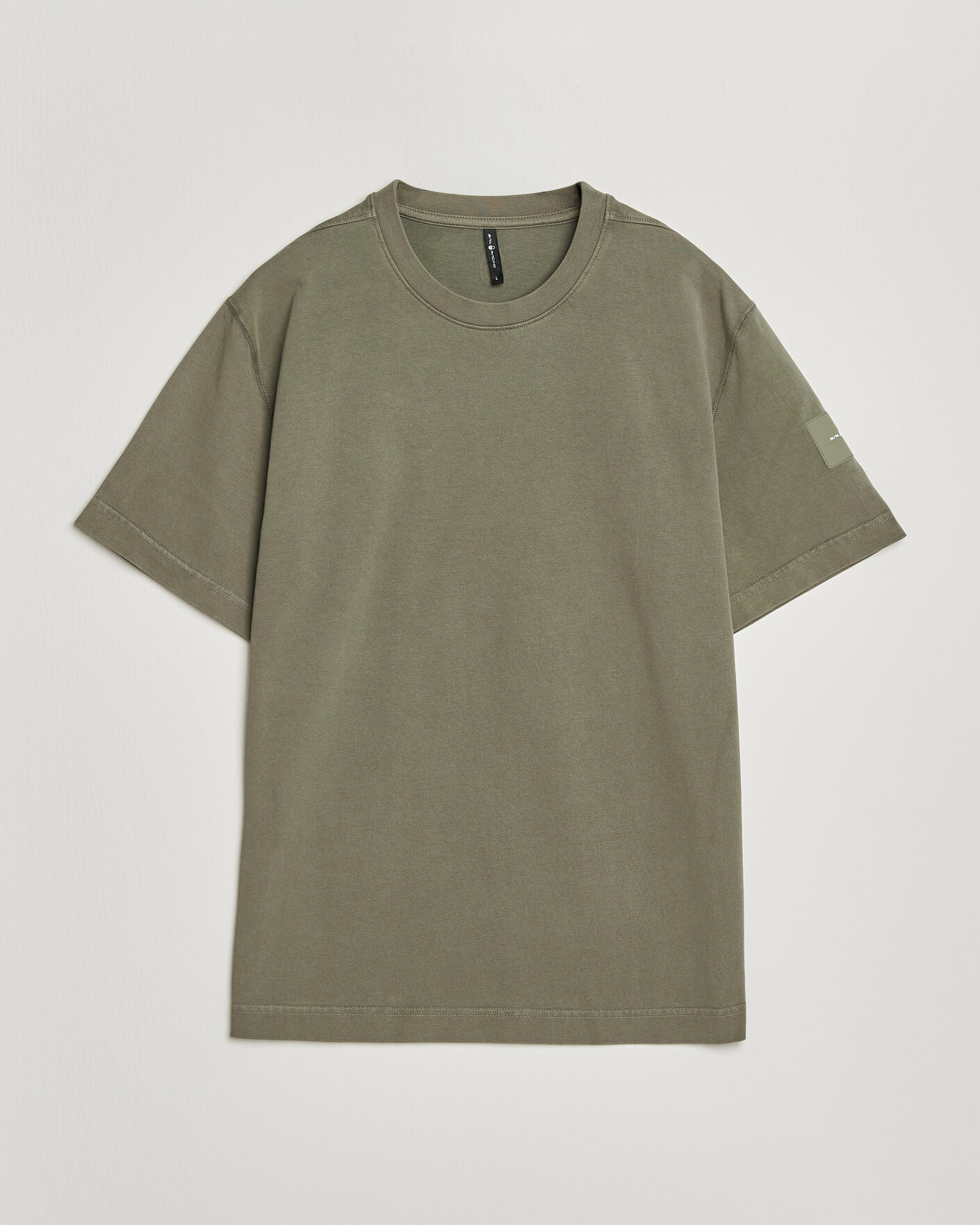 Herre | T-Shirts | Sail Racing | Wind Pigment Dyed T-Shirt Mud Green