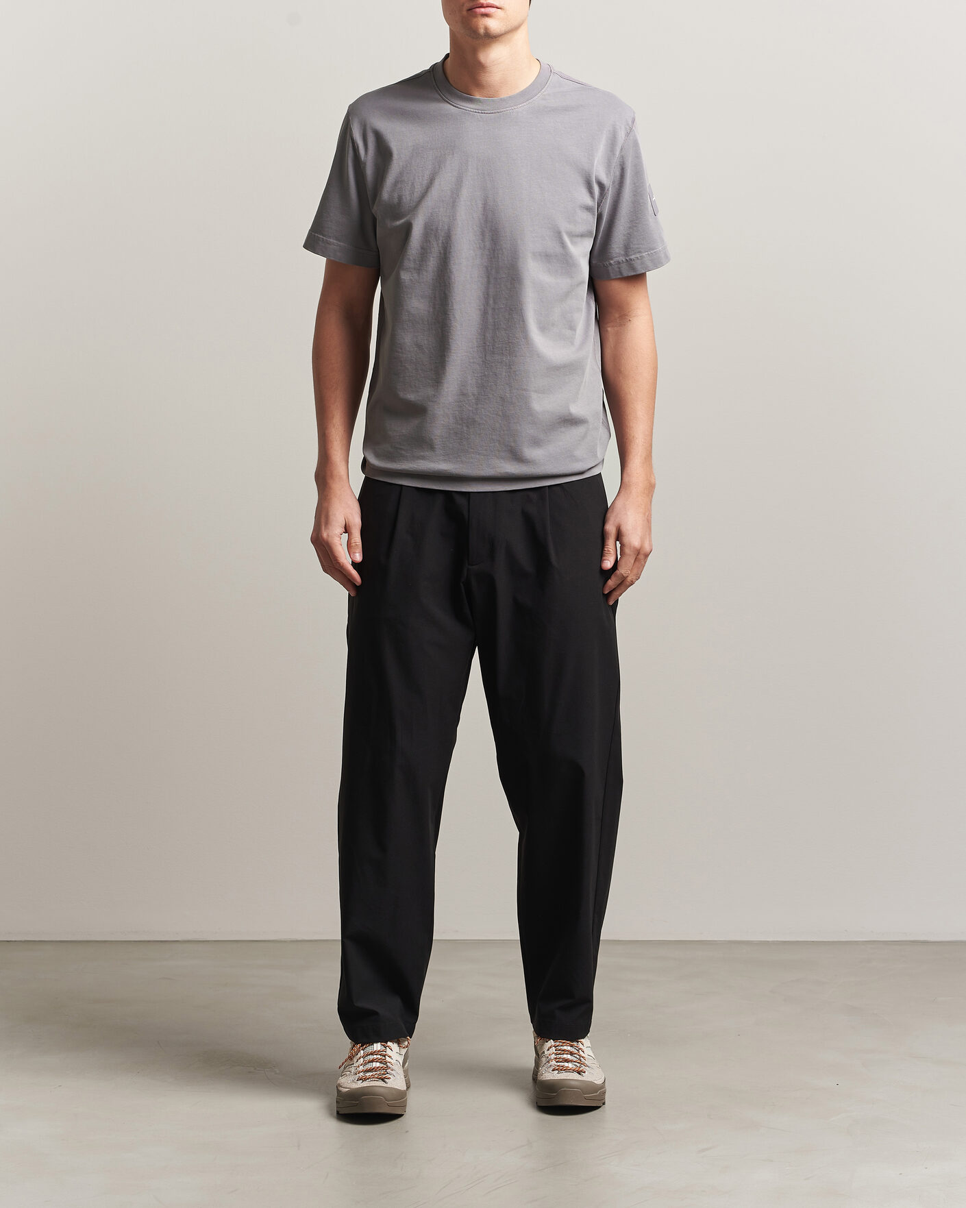 Herre | T-Shirts | Sail Racing | Wind Pigment Dyed T-Shirt Frost Grey