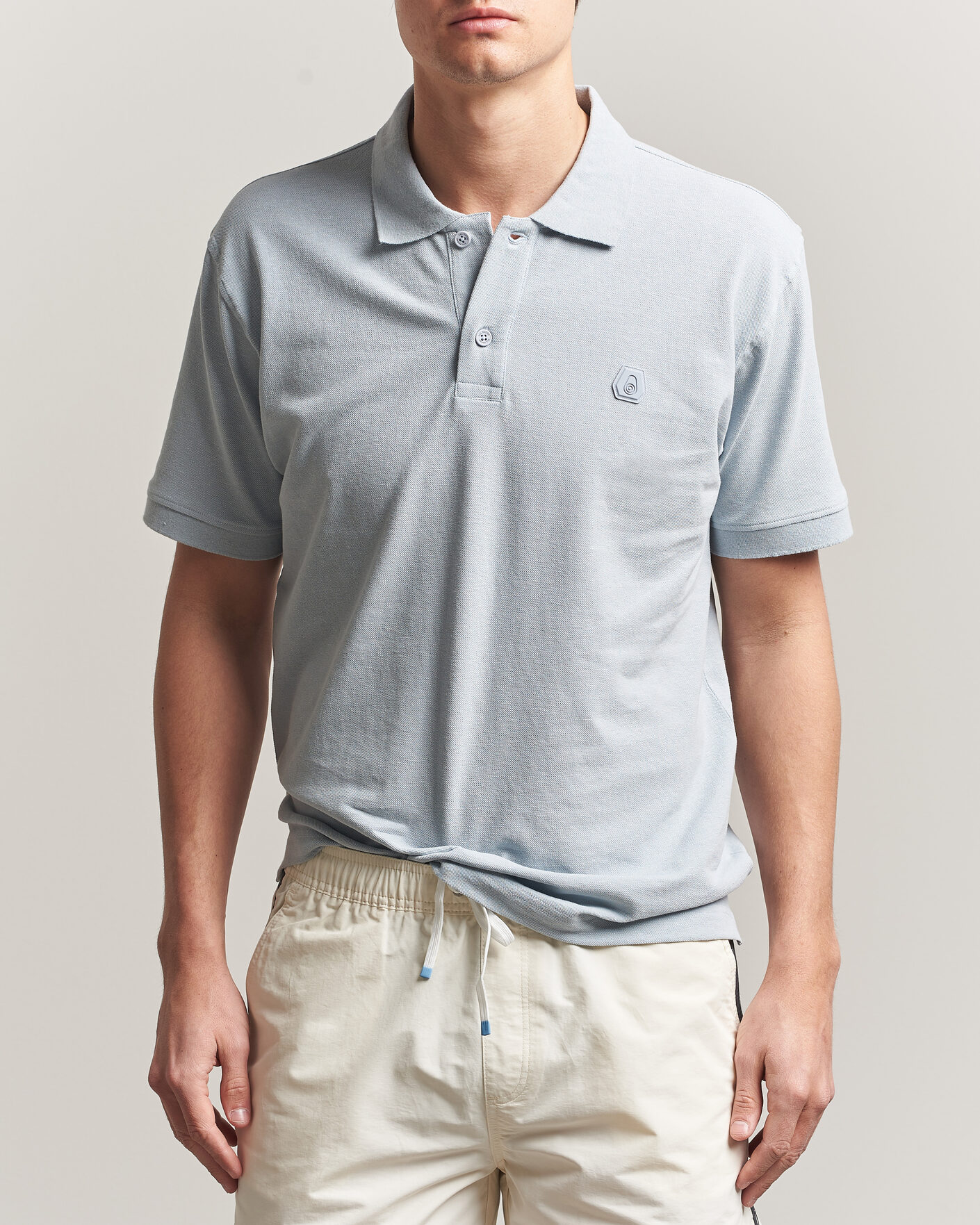 Herre | Pikéer | Sail Racing | Tornado Cotton/Linen Pique Polo Ice Melt