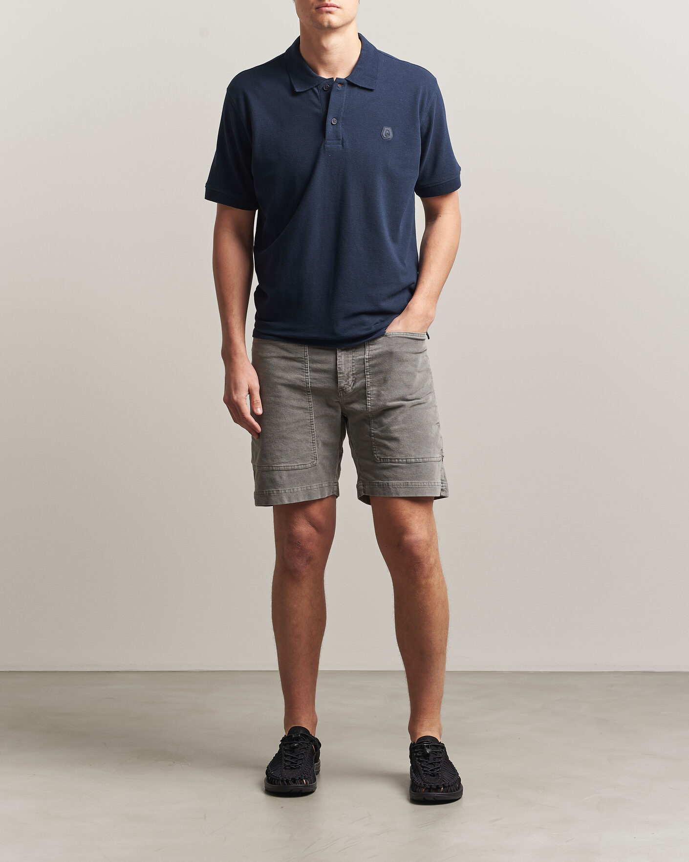 Herre | Pikéer | Sail Racing | Tornado Cotton/Linen Pique Polo Navy
