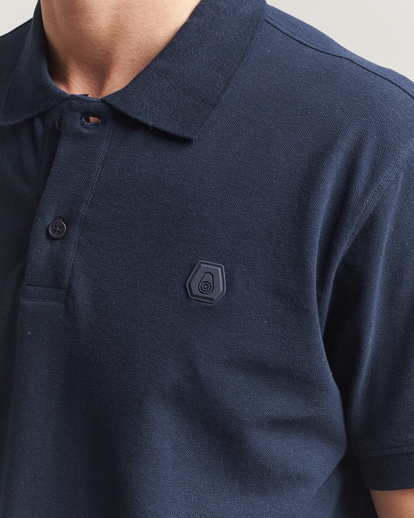 Herre | Pikéer | Sail Racing | Tornado Cotton/Linen Pique Polo Navy
