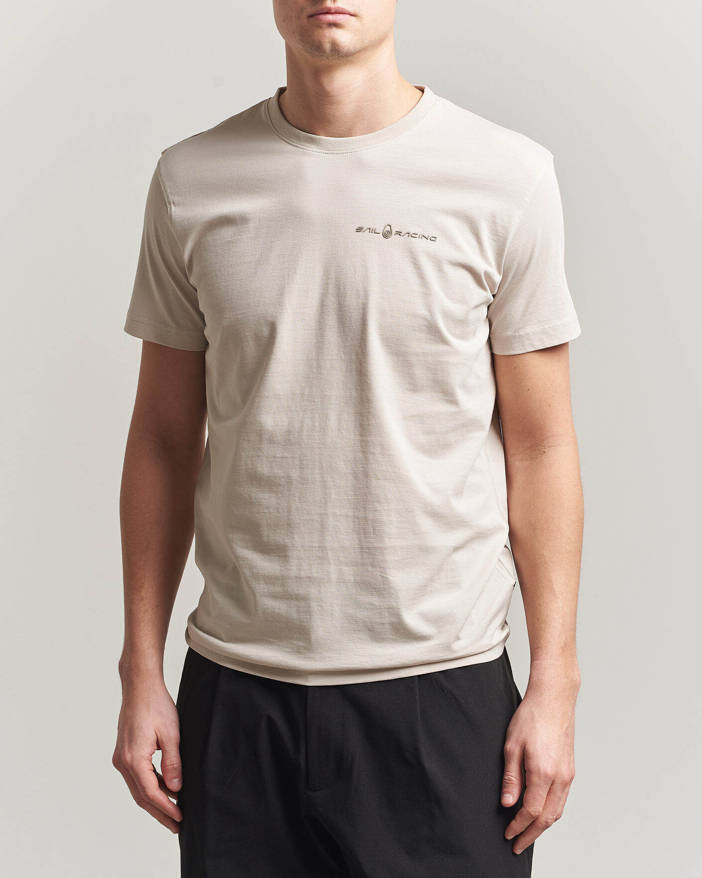 Herre | T-Shirts | Sail Racing | Bowman Crew Neck T-Shirt Ecru