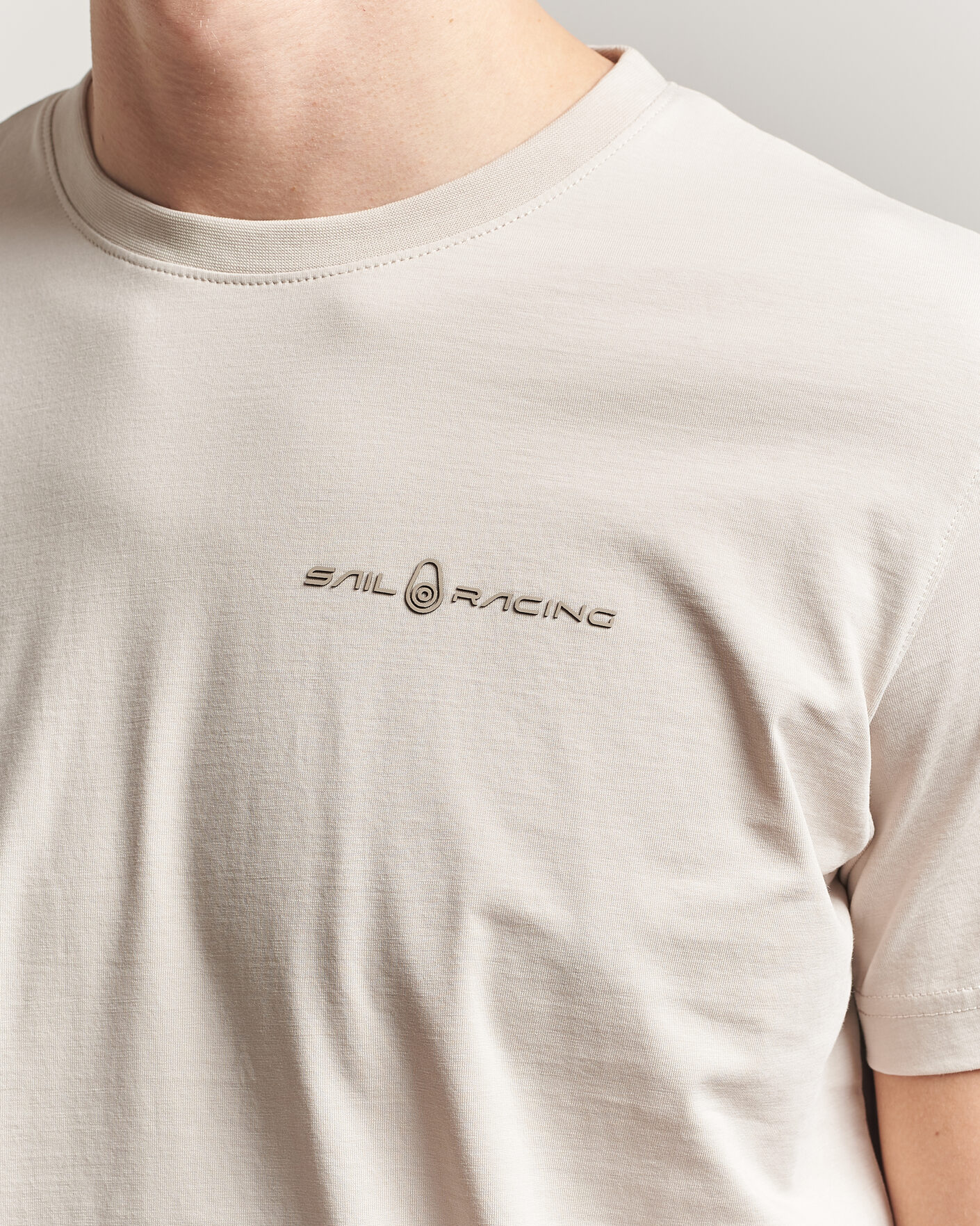 Herre | T-Shirts | Sail Racing | Bowman Crew Neck T-Shirt Ecru