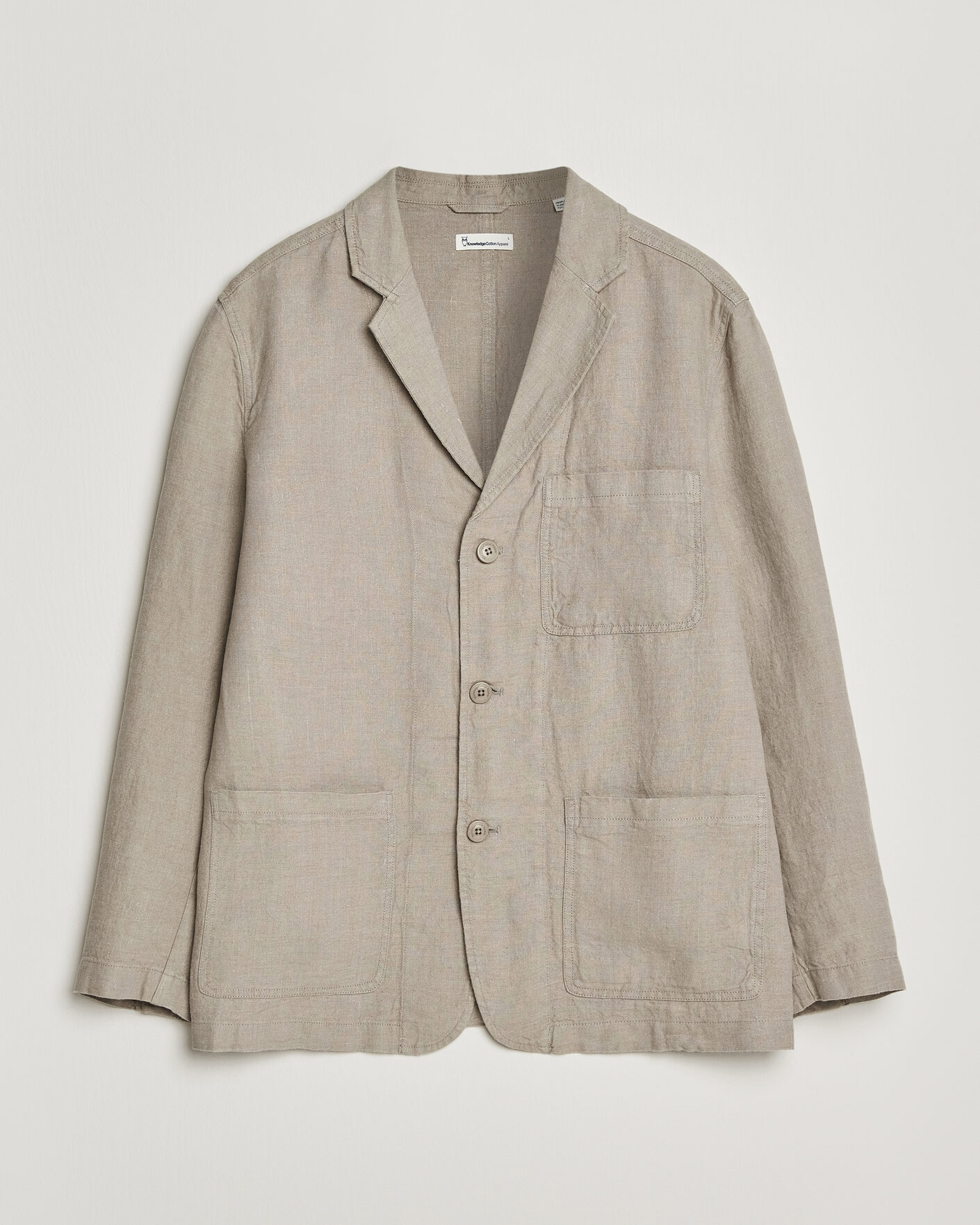 Herre | Dressjakker | KnowledgeCotton Apparel | Linen Blazer Twill