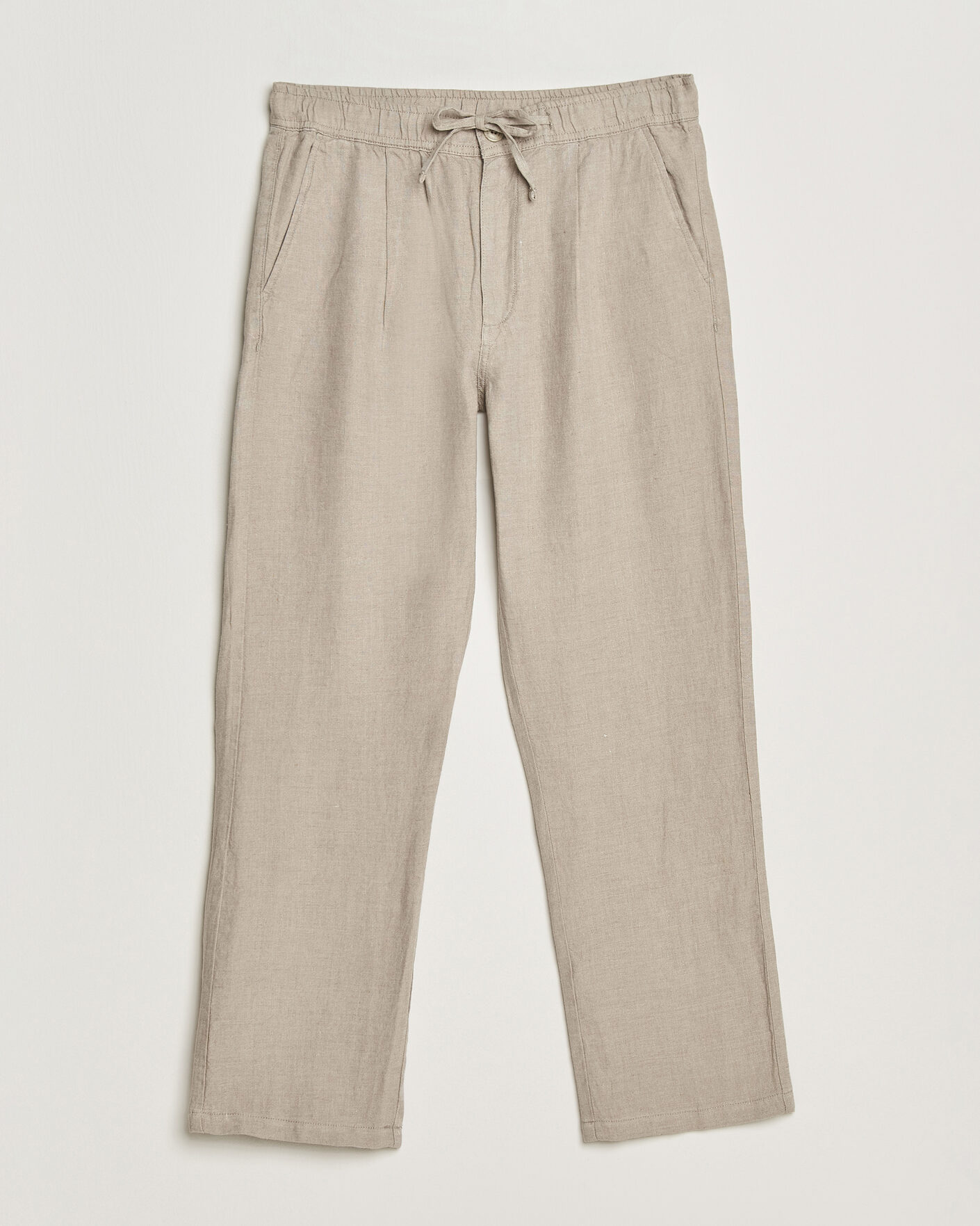 Herre | Bukser | KnowledgeCotton Apparel | Loose Linen Pants Twill